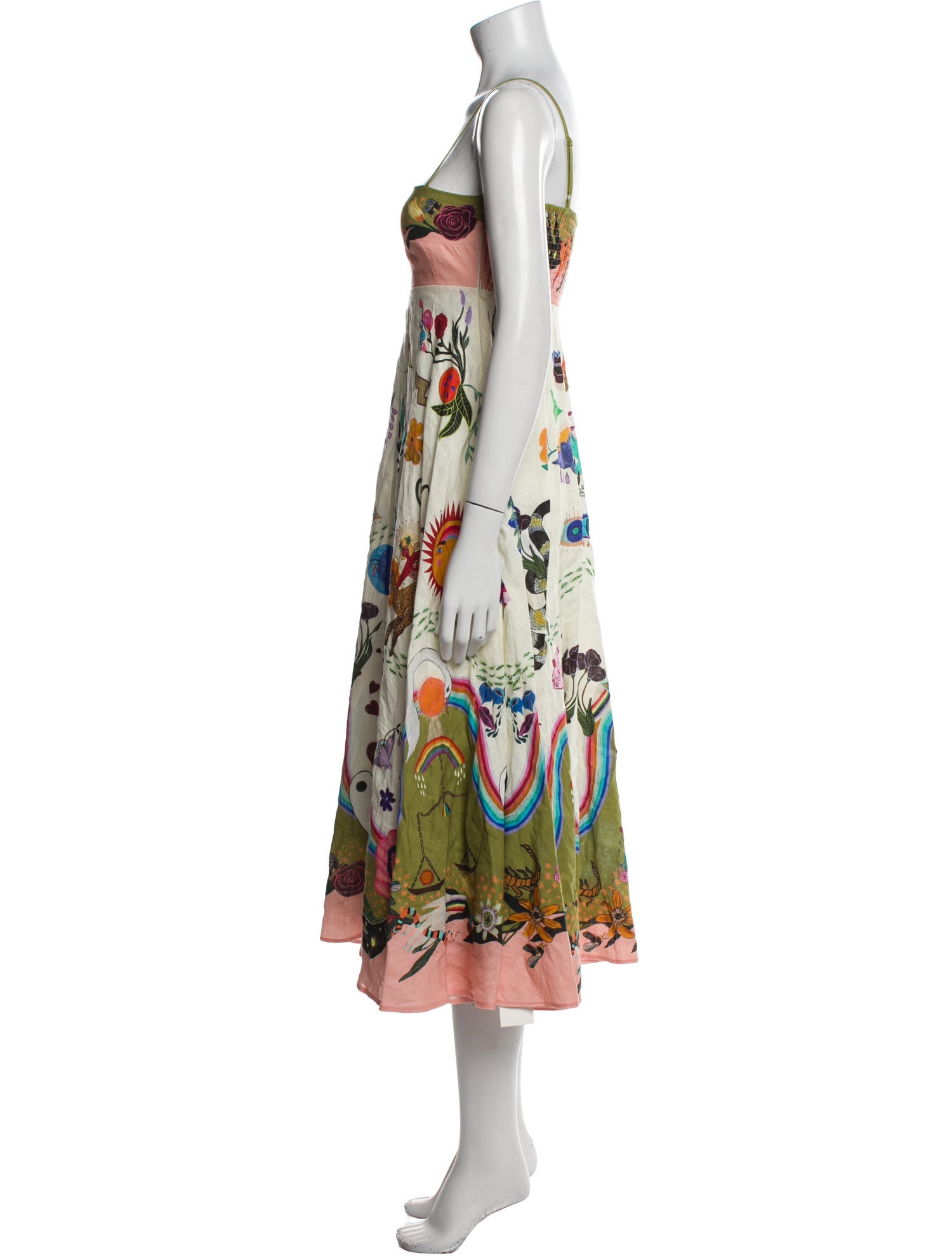 ALÉMAIS Linen Long Dress