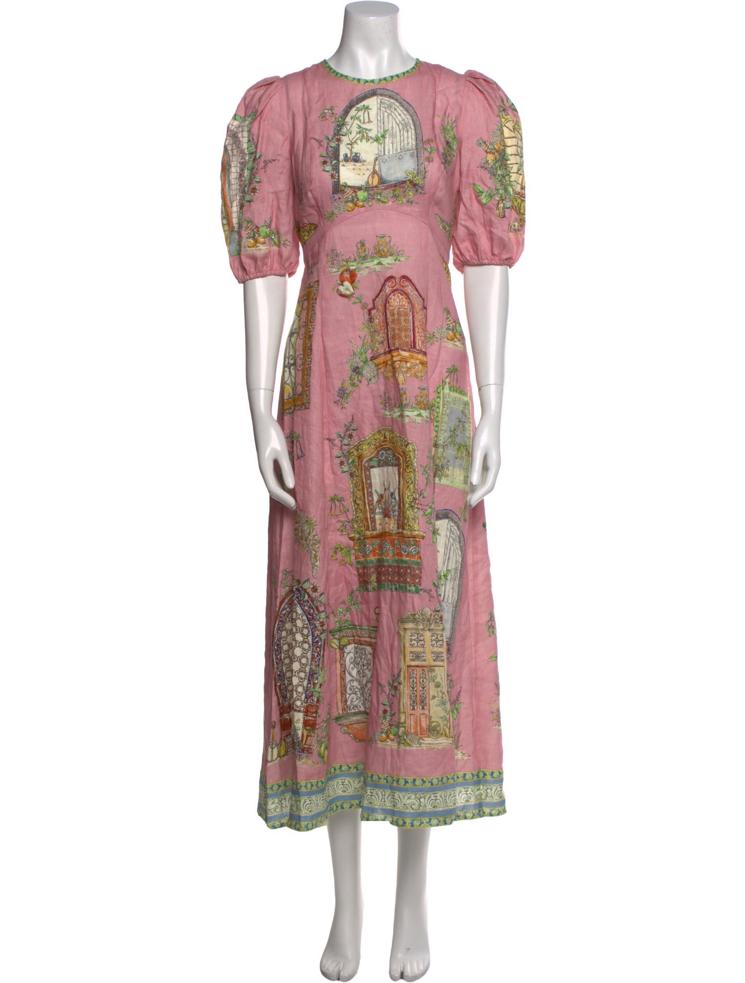 ALÉMAIS Linen Long Dress