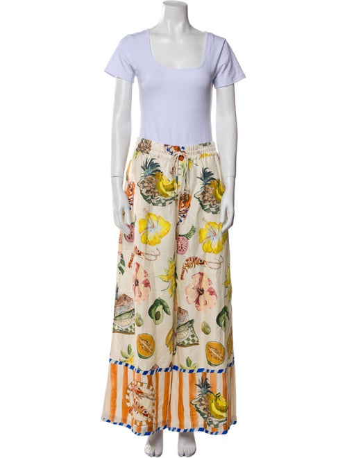 ALÉMAIS Linen Printed Pant Set