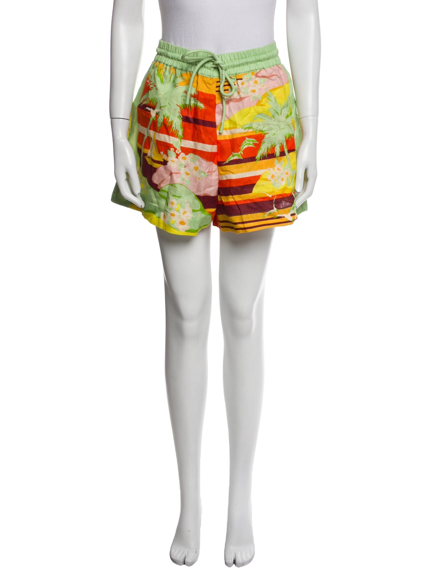 ALÉMAIS Linen Mini Shorts