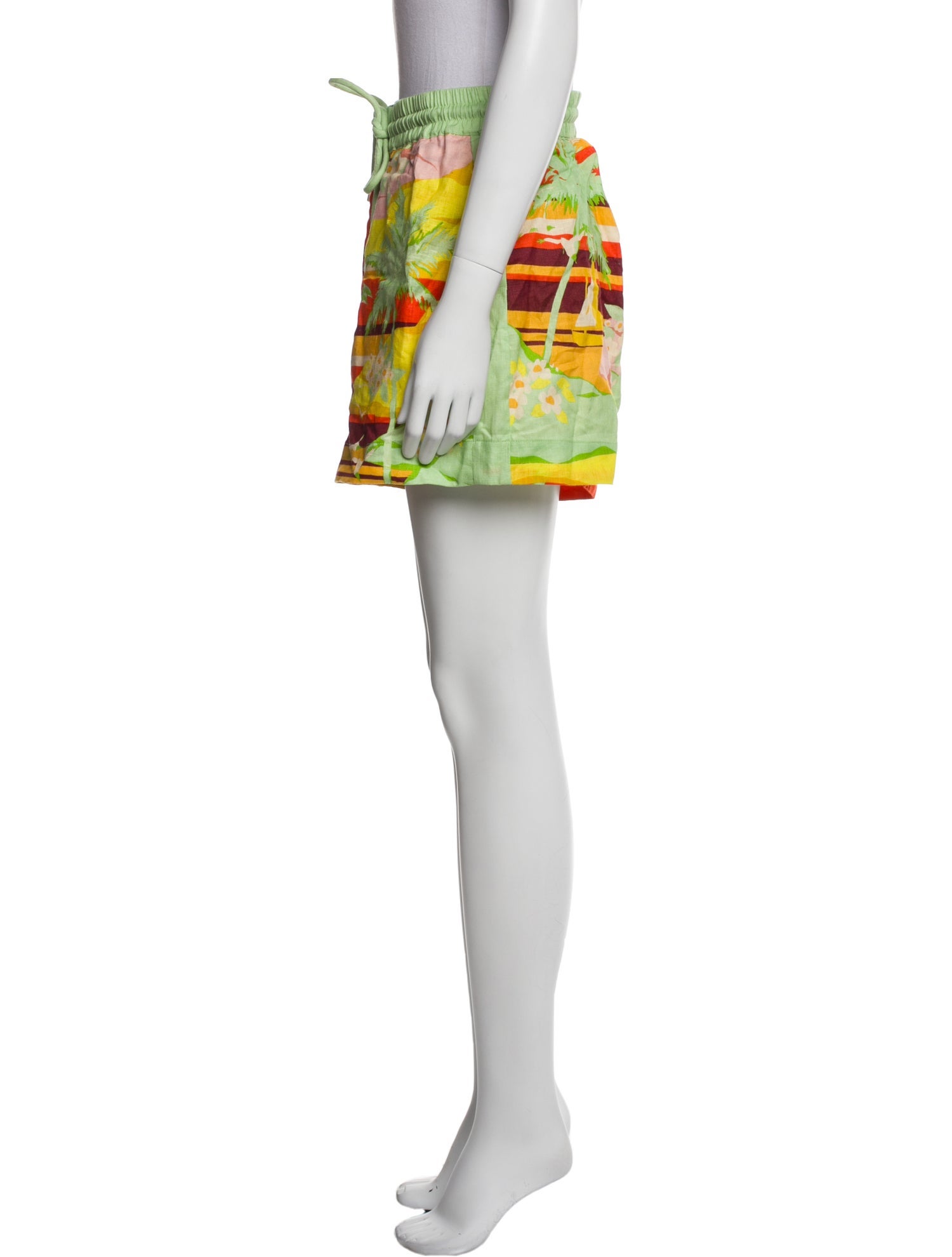 ALÉMAIS Linen Mini Shorts