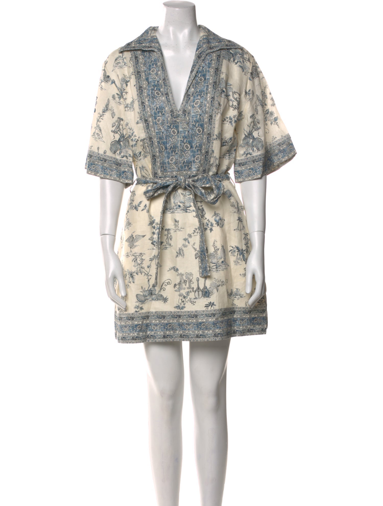 ALÉMAIS Linen Mini Dress