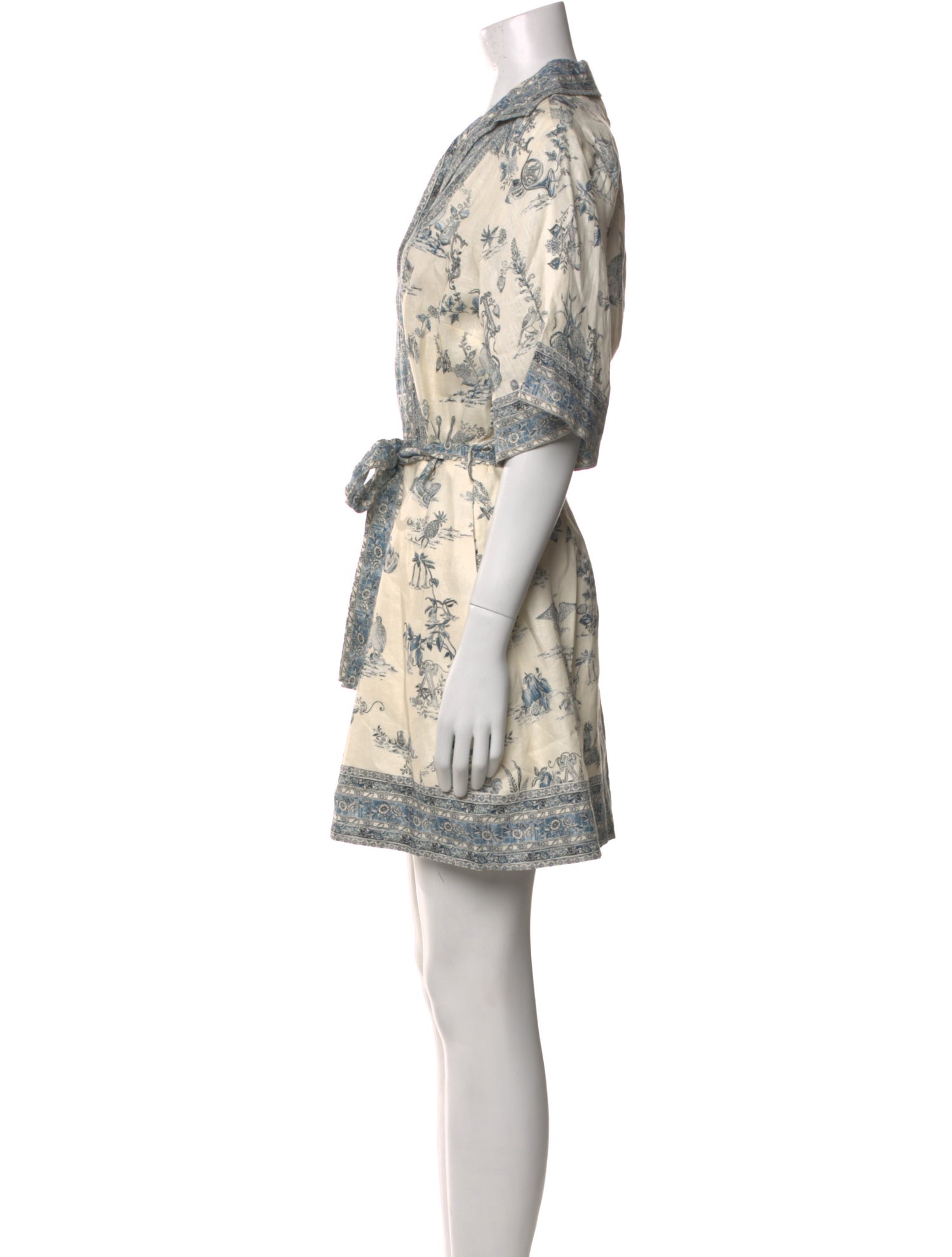 ALÉMAIS Linen Mini Dress