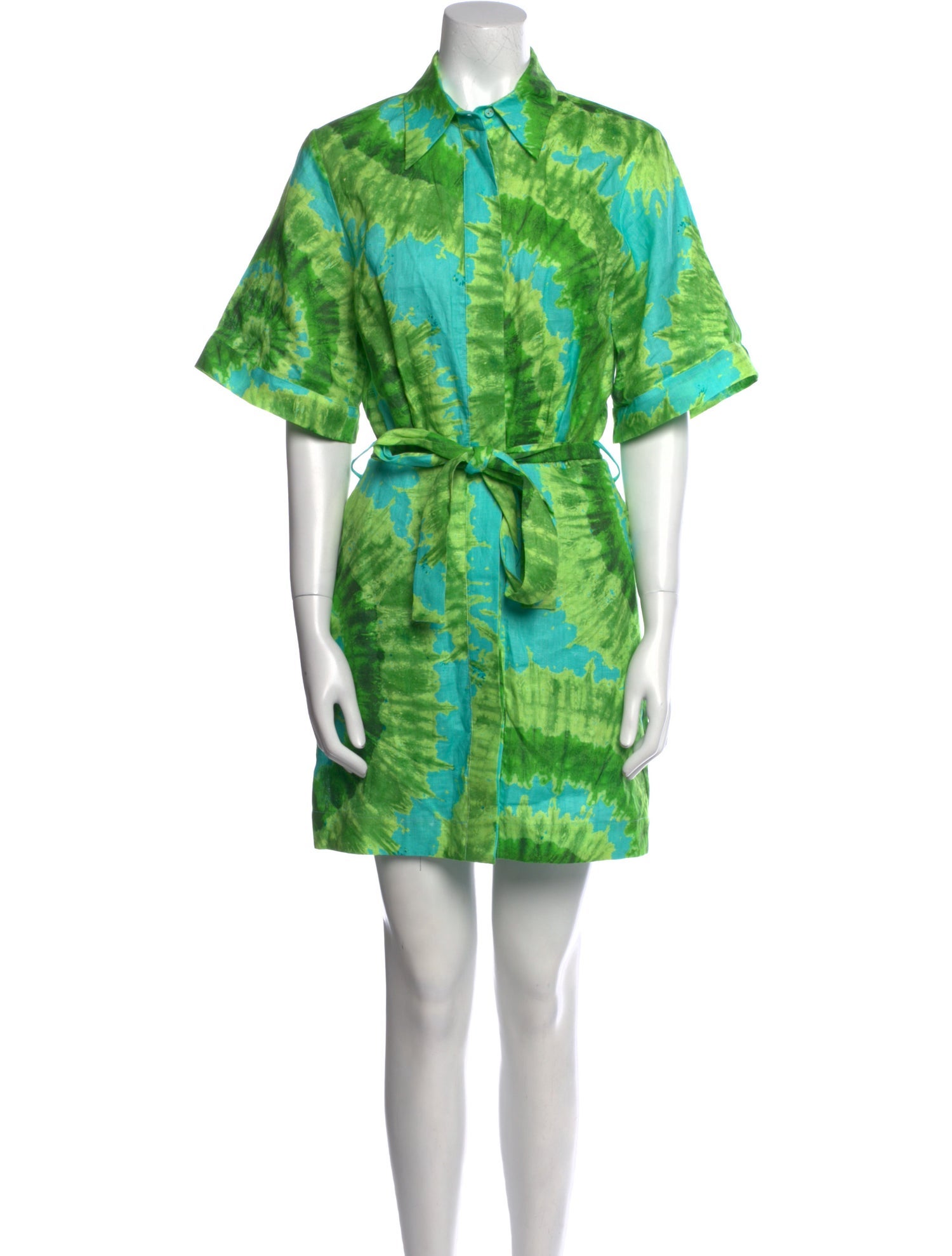 ALÉMAIS Linen Mini Dress