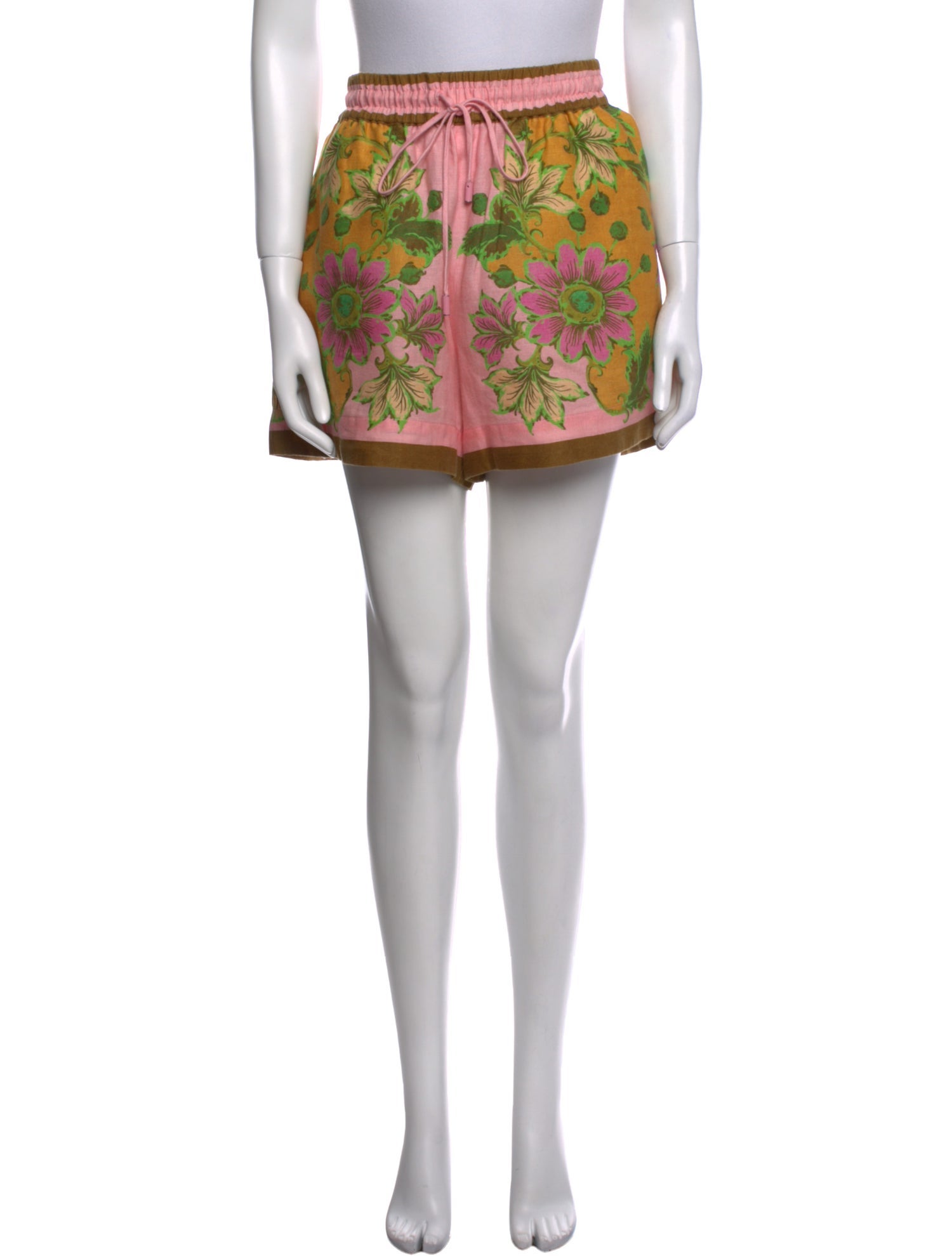 ALÉMAIS Linen Mini Shorts