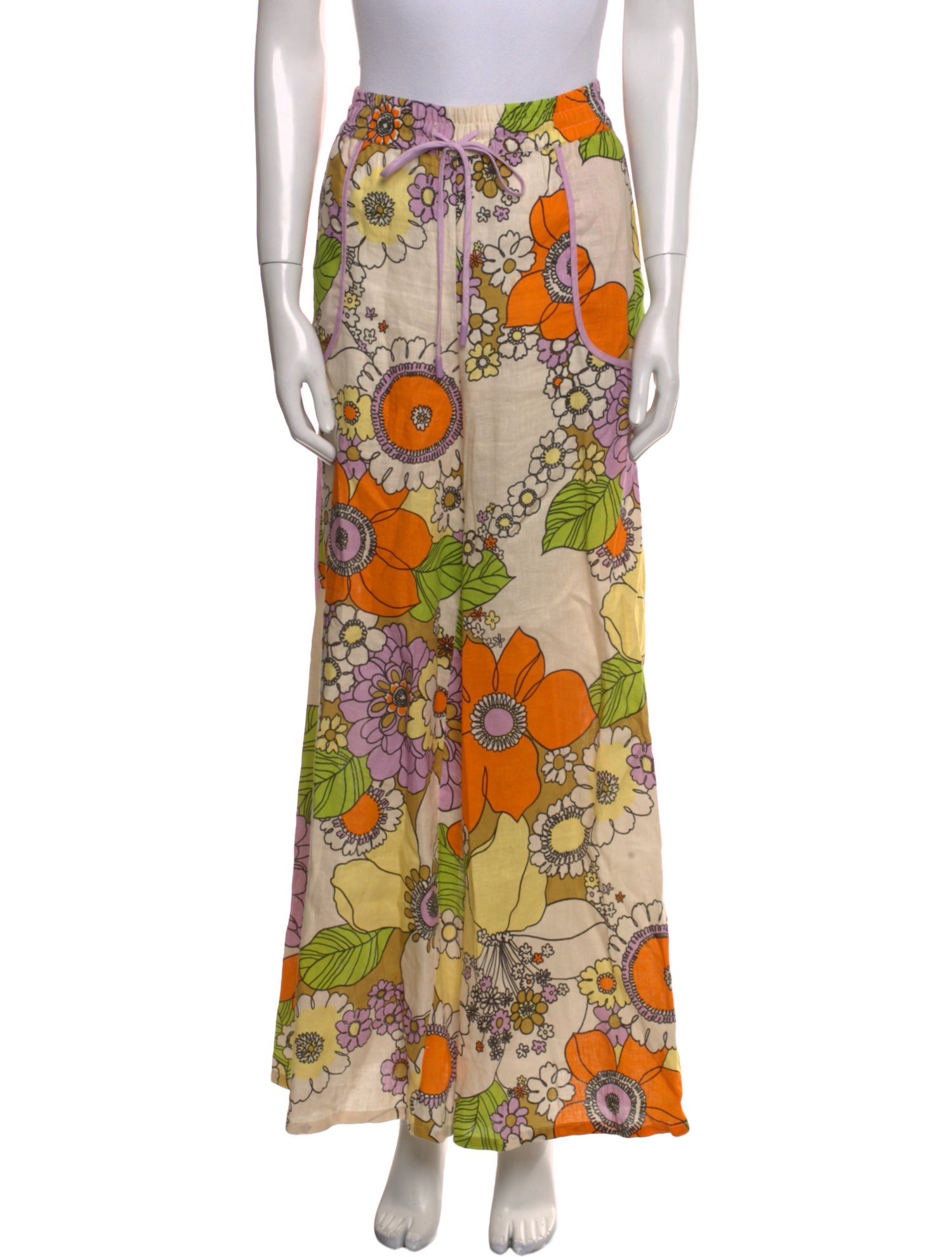 ALÉMAIS Linen Wide Leg Pants