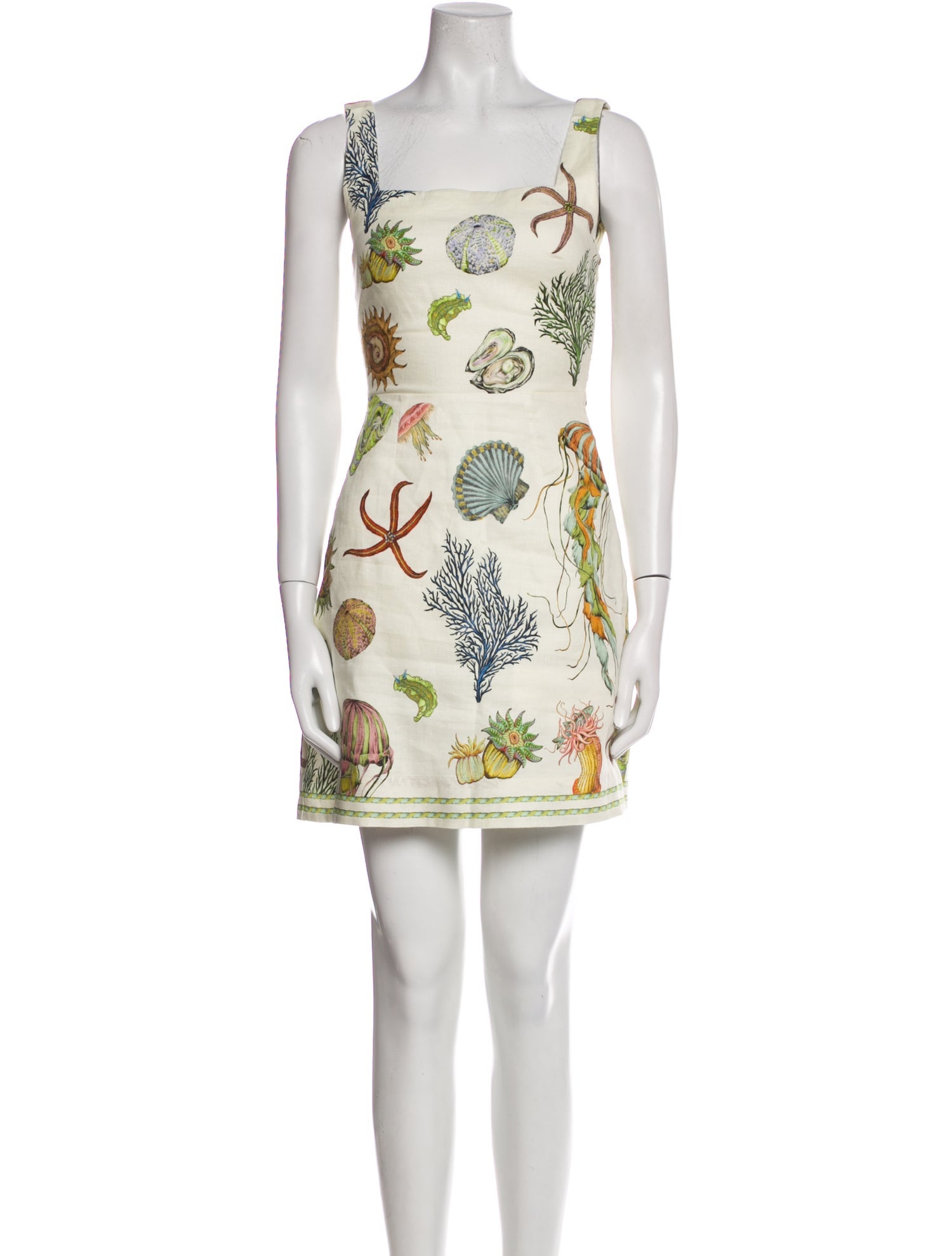 ALÉMAIS Floral Print Mini Dress