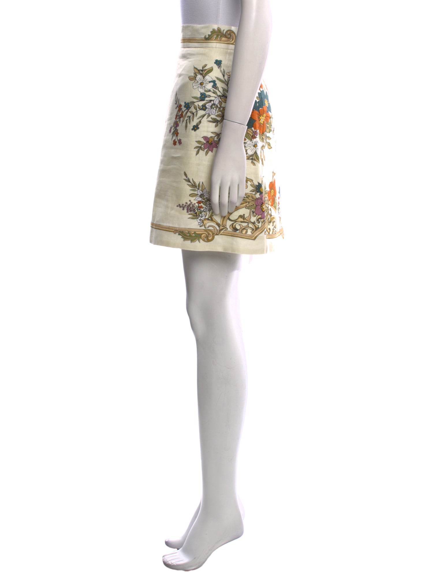 ALÉMAIS Linen Mini Skirt