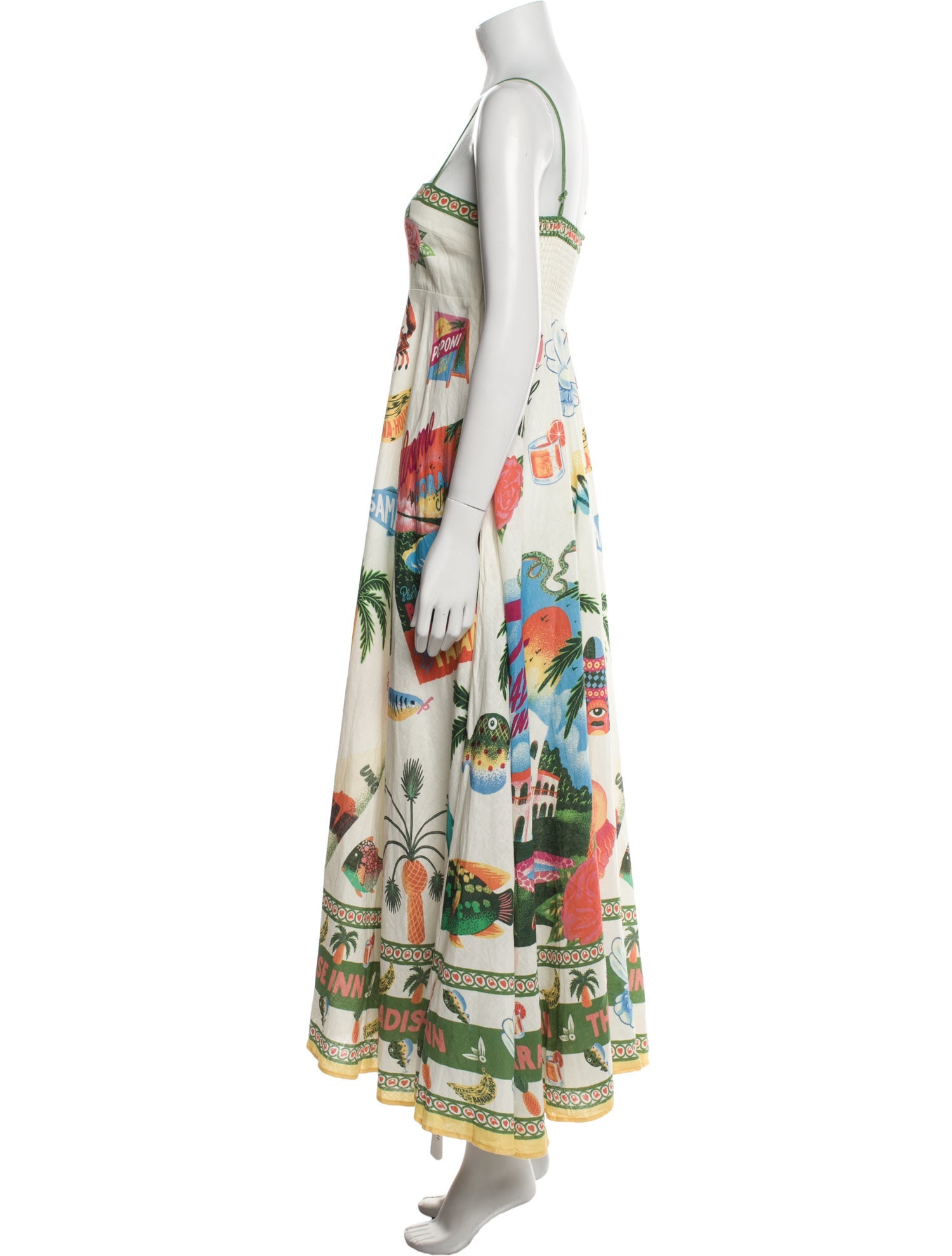 ALÉMAIS Linen Long Dress