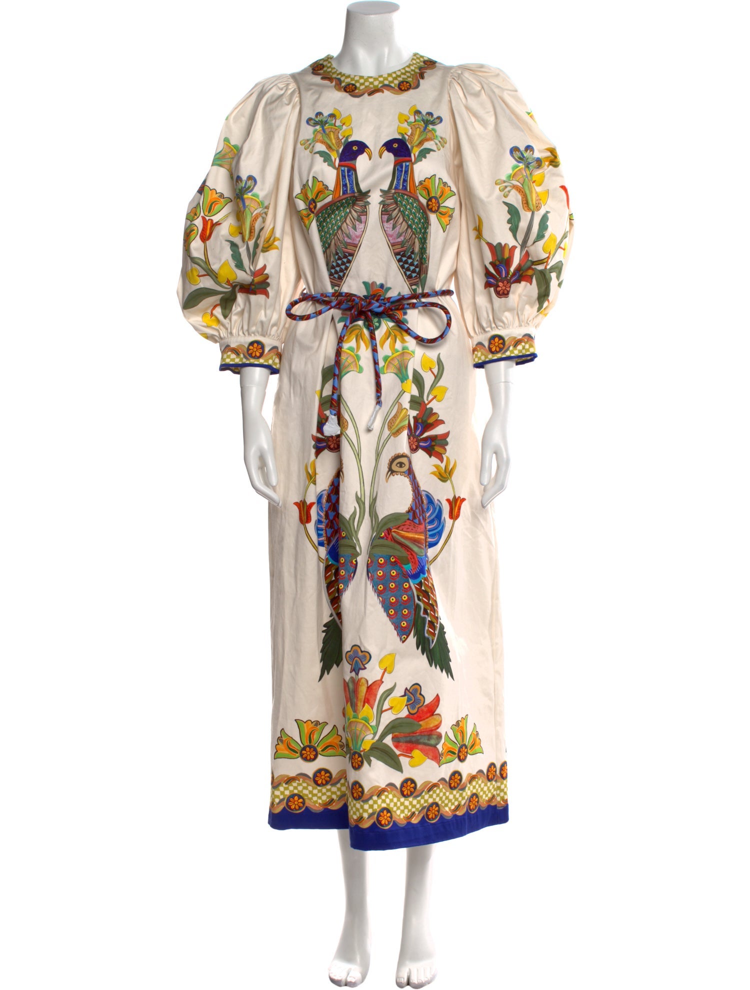 ALÉMAIS Printed Long Dress w/ Tags