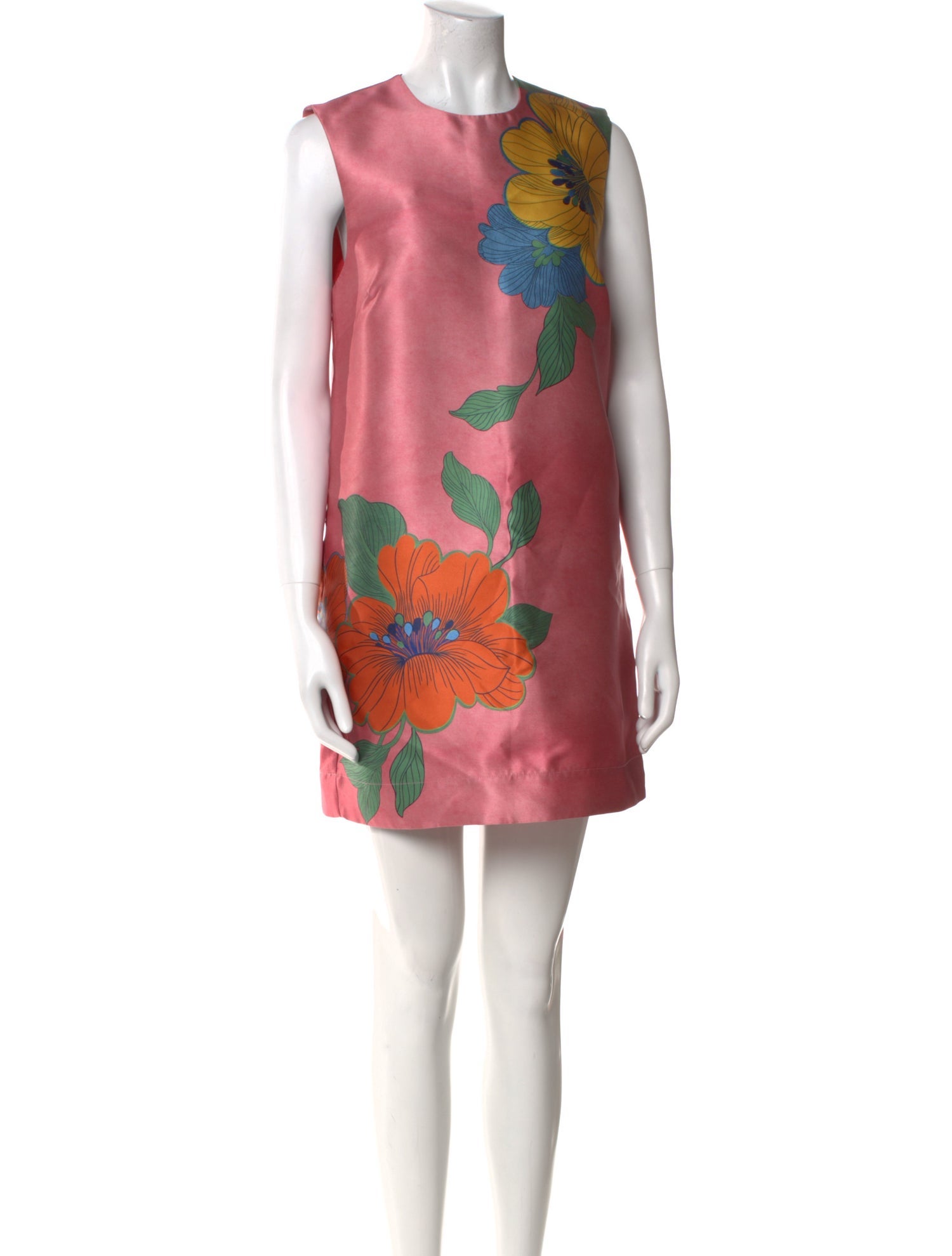 ALÉMAIS Floral Print Mini Dress