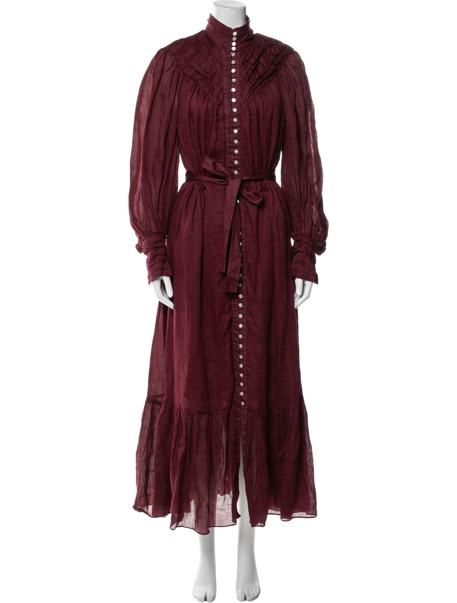 ALÉMAIS Mock Neck Long Dress