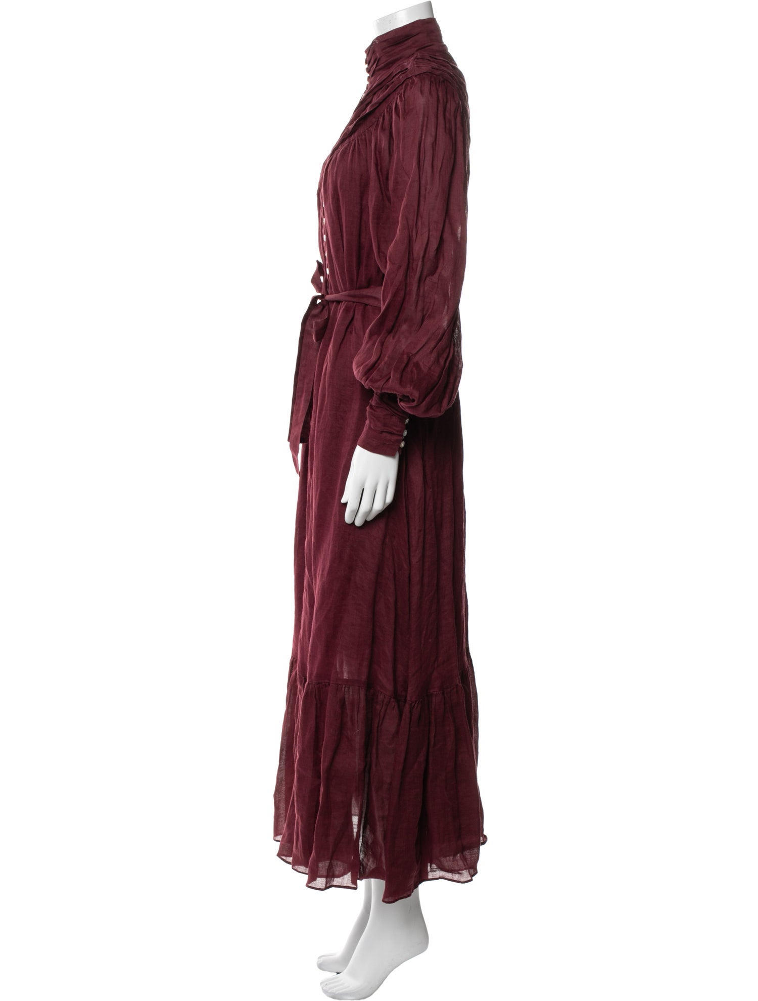 ALÉMAIS Mock Neck Long Dress