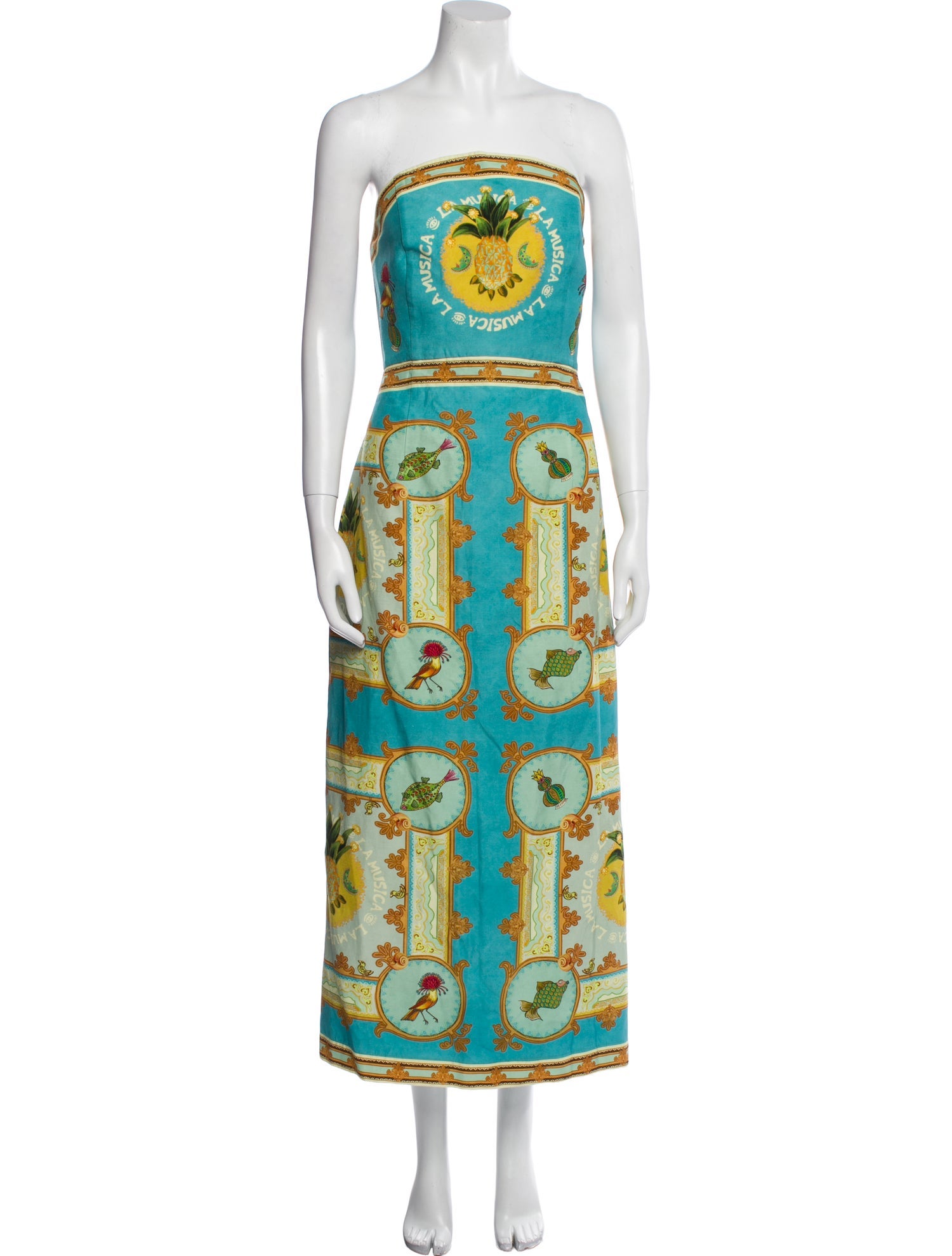 ALÉMAIS Paisley Print Midi Length Dress w/ Tags