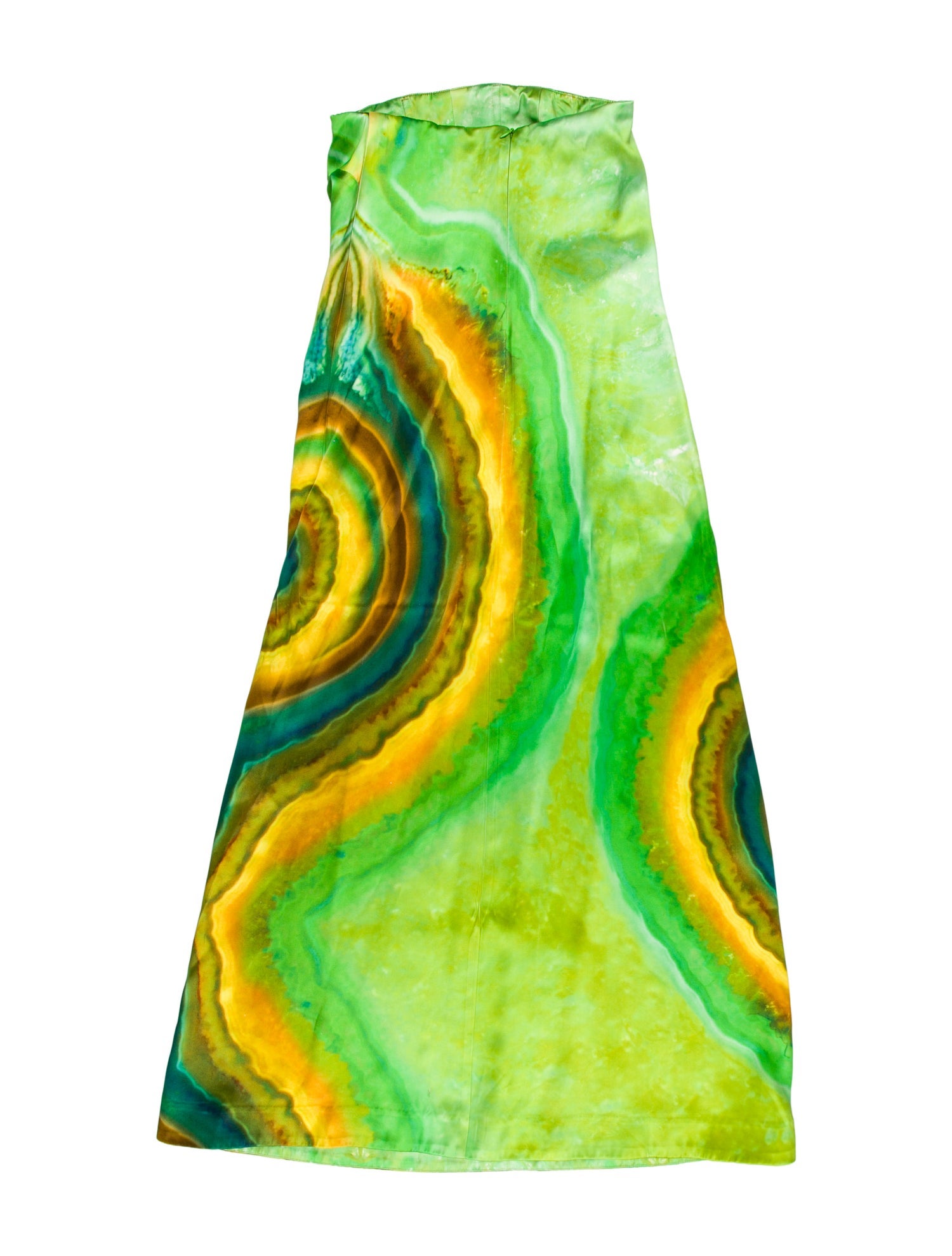 ALÉMAIS Tie-Dye Print Long Dress