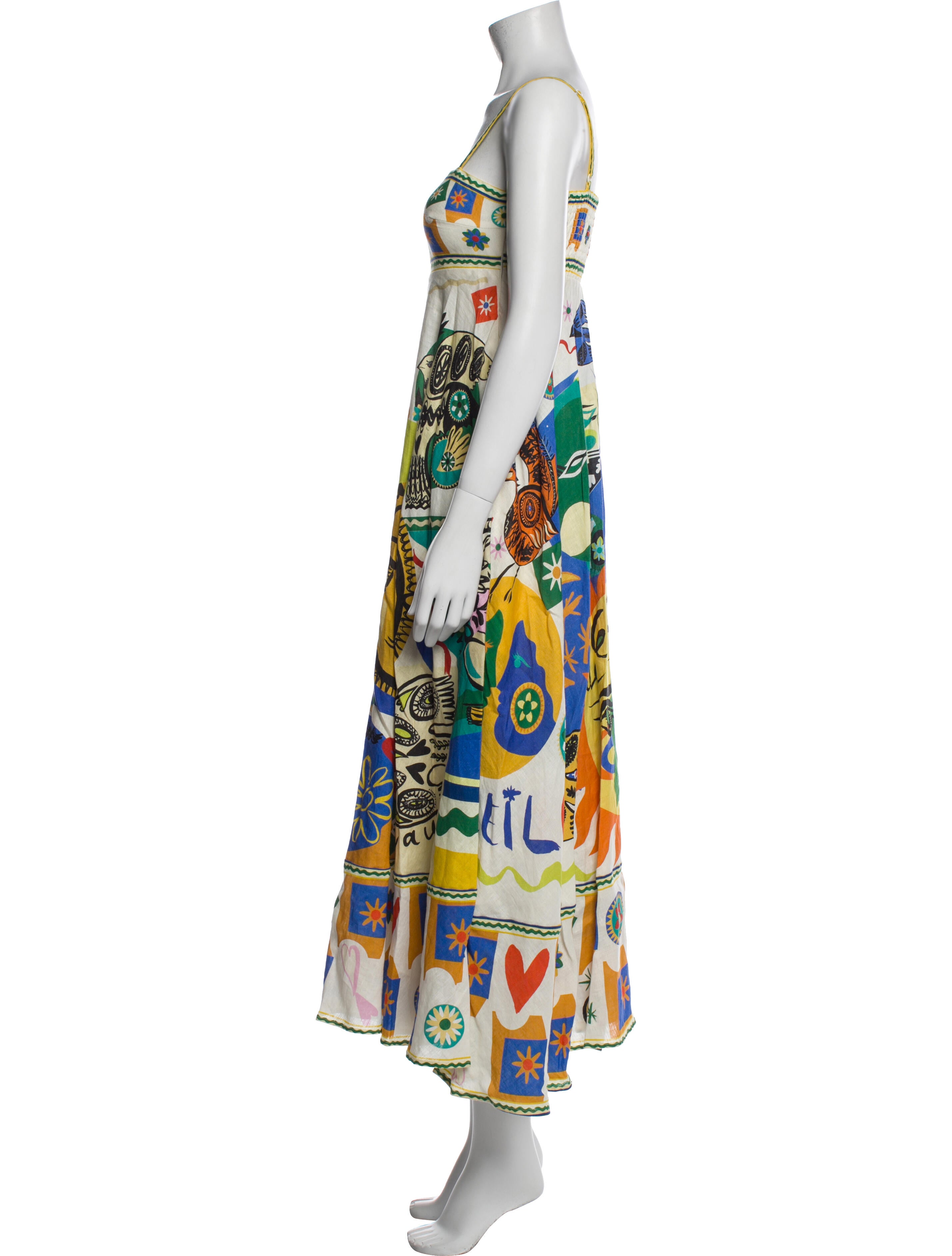 ALÉMAIS Linen Long Dress