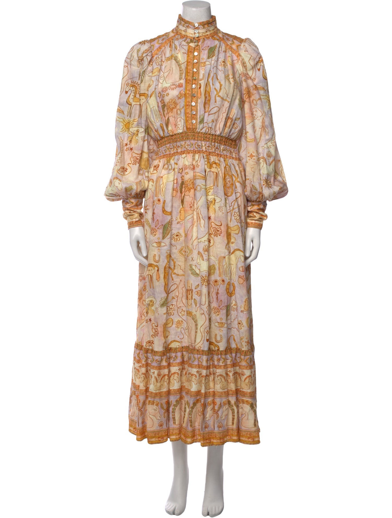 ALÉMAIS Linen Long Dress