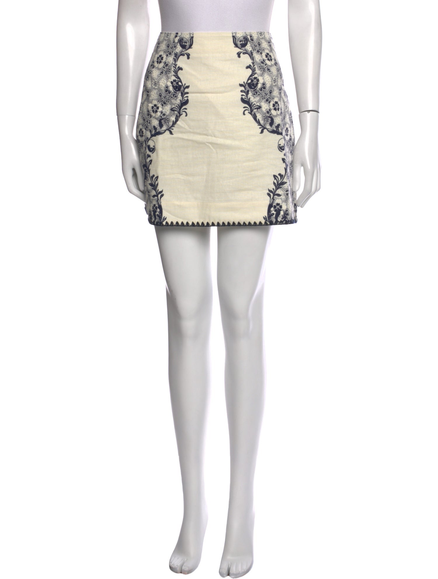 ALÉMAIS Linen Mini Skirt