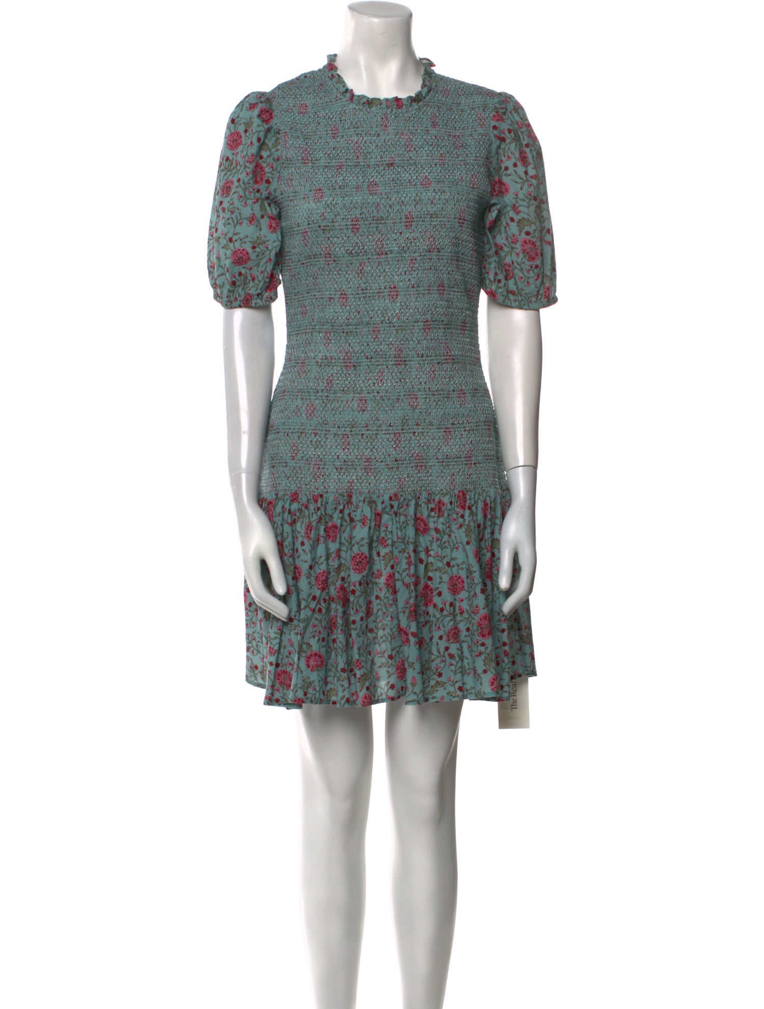 ALÉMAIS Floral Print Mini Dress