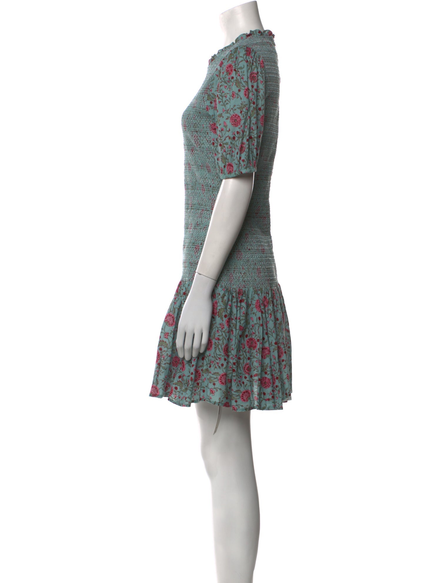 ALÉMAIS Floral Print Mini Dress