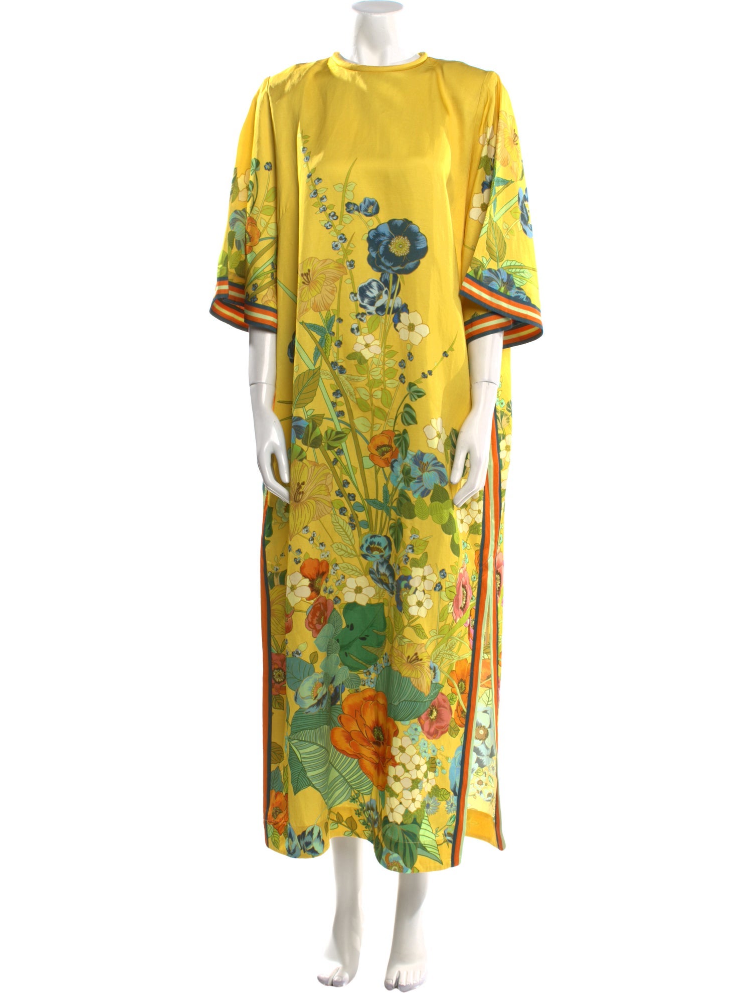 ALÉMAIS Floral Print Long Dress