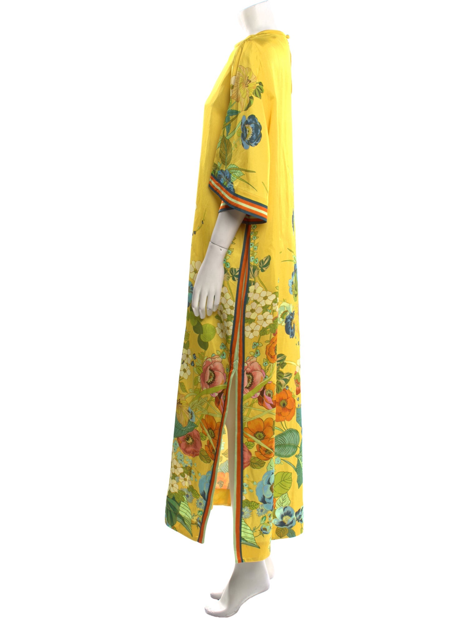 ALÉMAIS Floral Print Long Dress