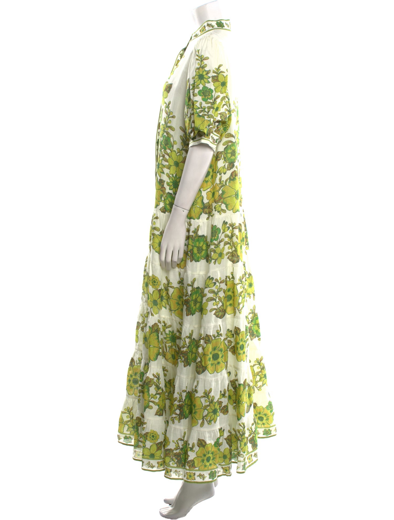ALÉMAIS Floral Print Long Dress