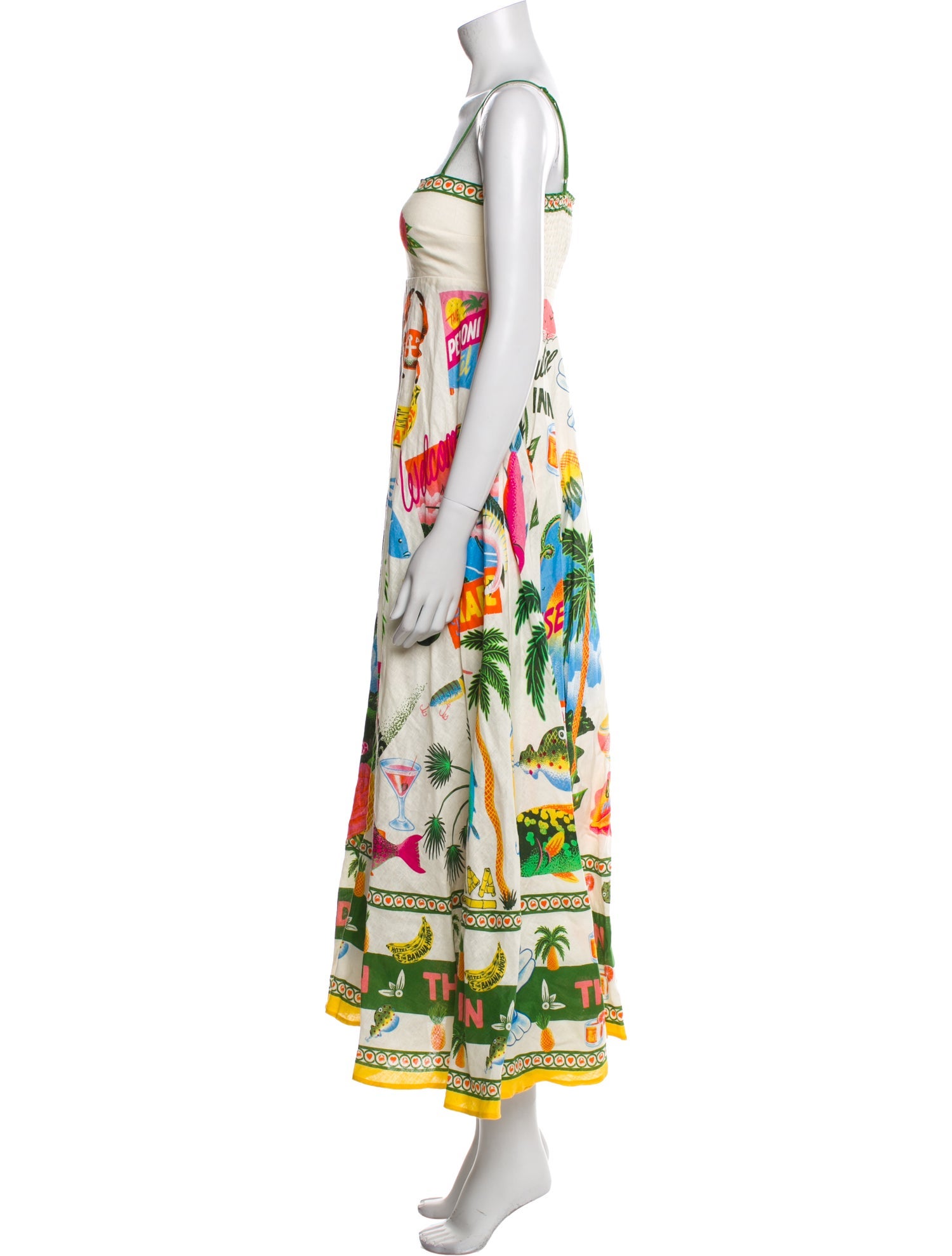 ALÉMAIS Linen Long Dress w/ Tags