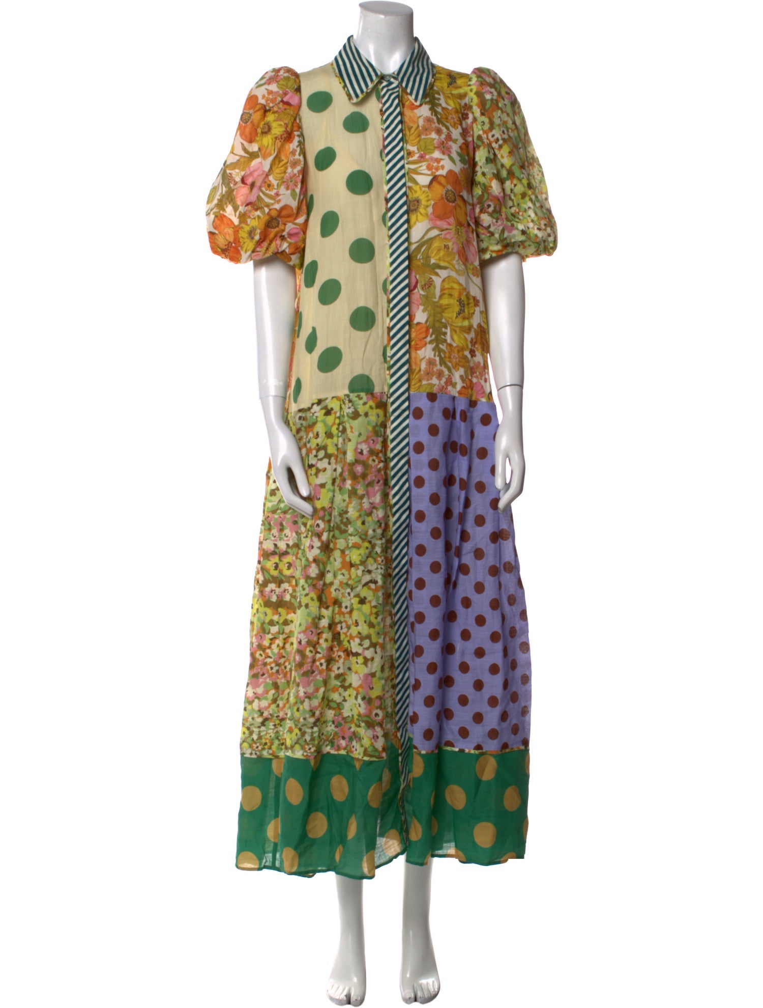 ALÉMAIS Finn Shirtdress Long Dress