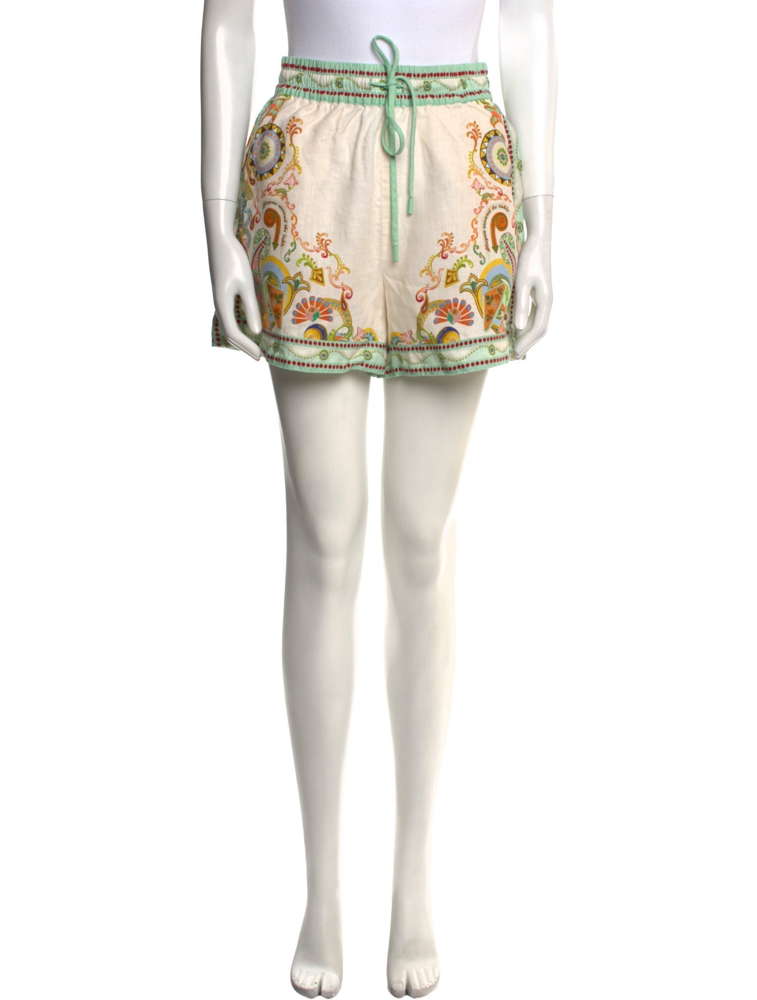 ALÉMAIS Printed Mini Shorts