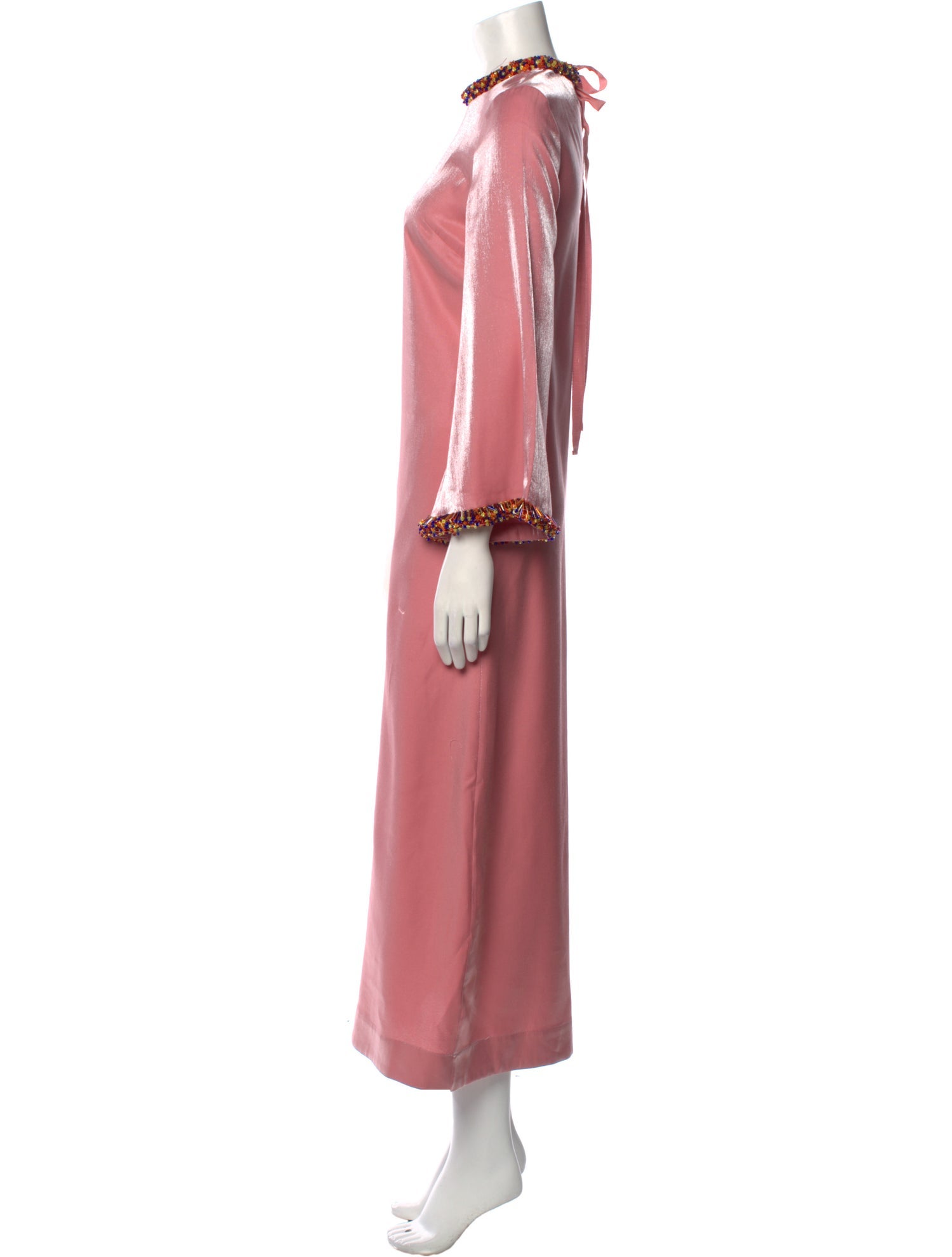 ALÉMAIS Mock Neck Long Dress