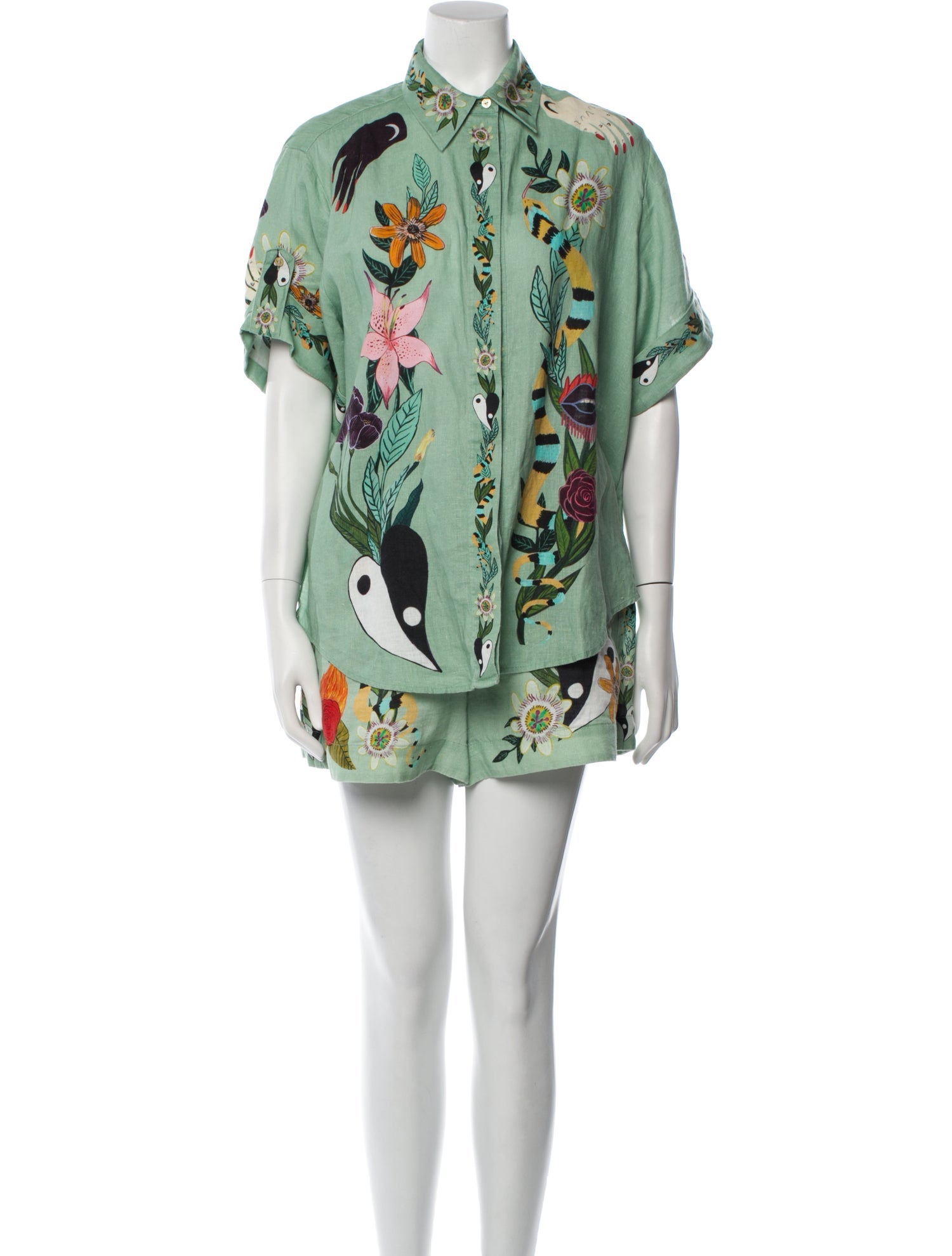 ALÉMAIS Printed Short Set