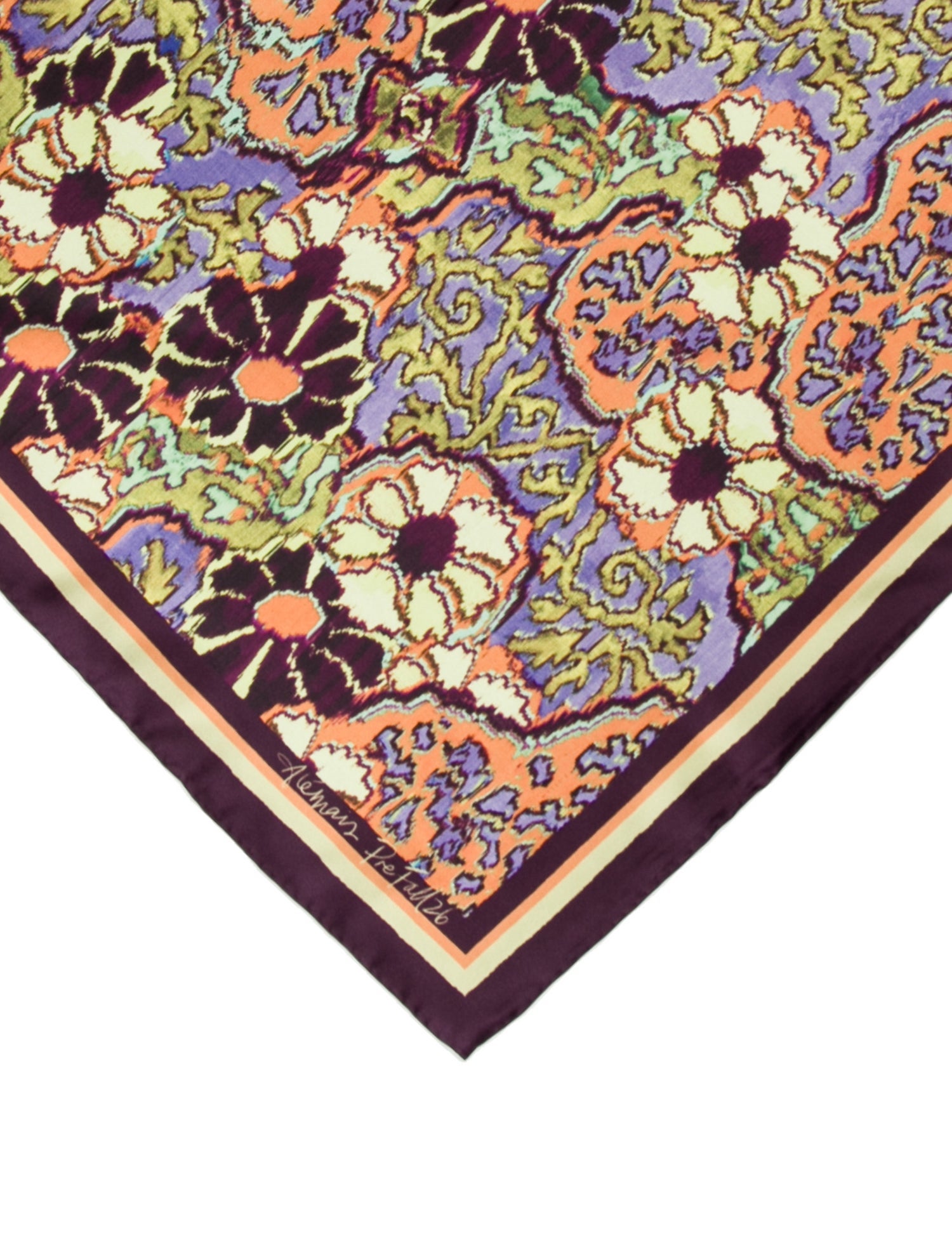 ALÉMAIS Silk Printed Scarf