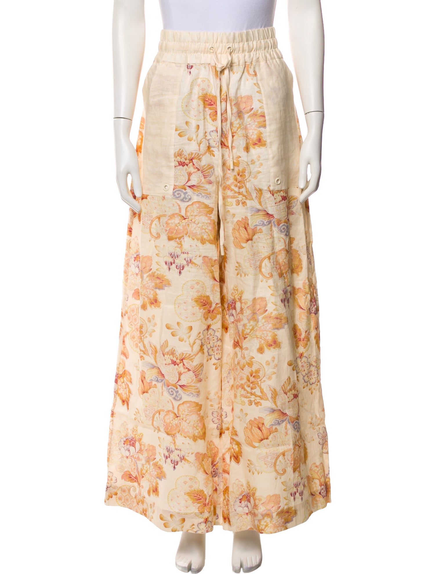 ALÉMAIS Linen Wide Leg Pants