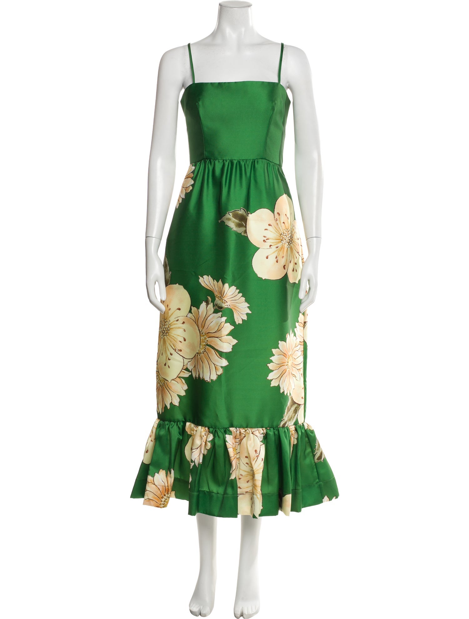 ALÉMAIS Floral Print Long Dress