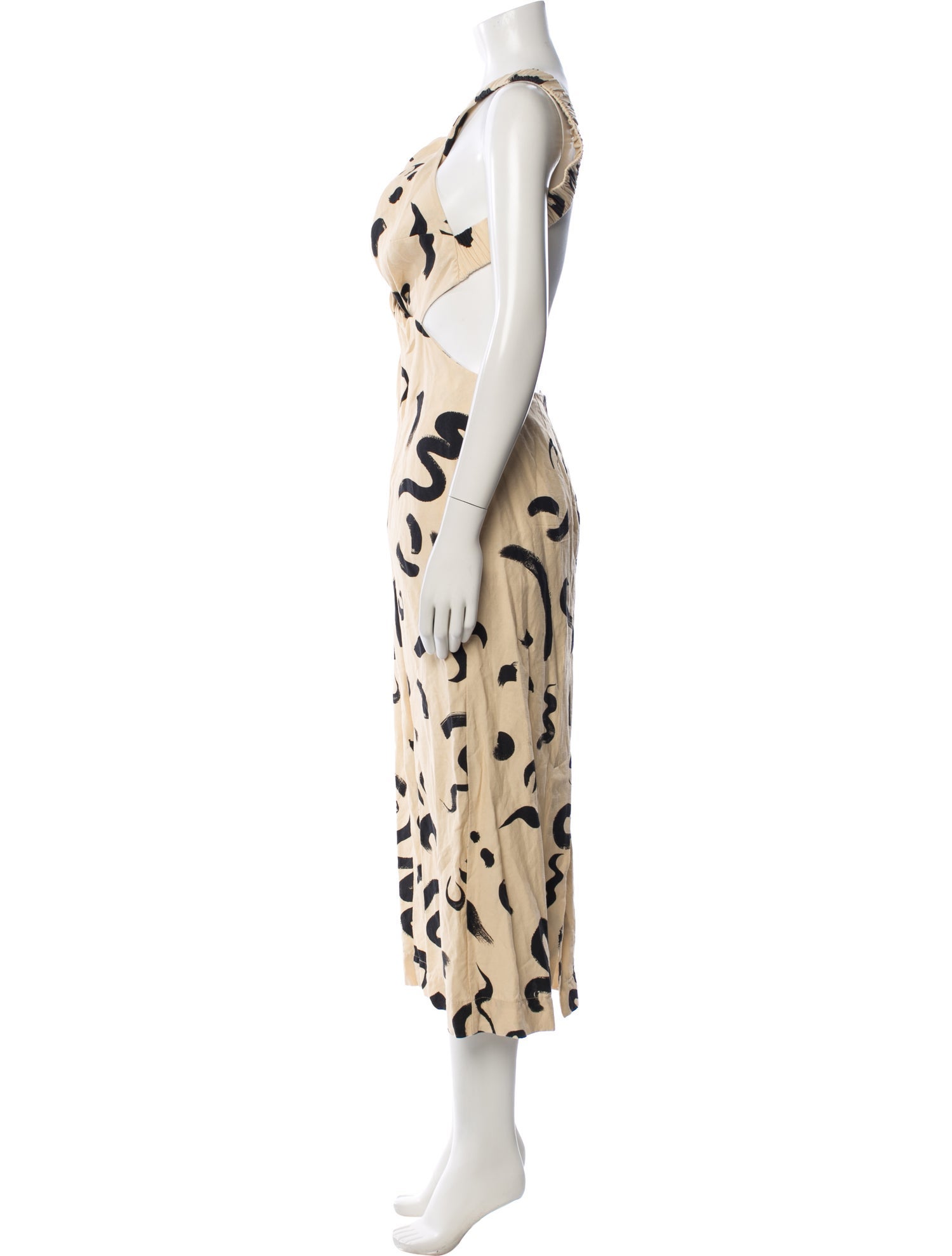 ALÉMAIS Silk Long Dress