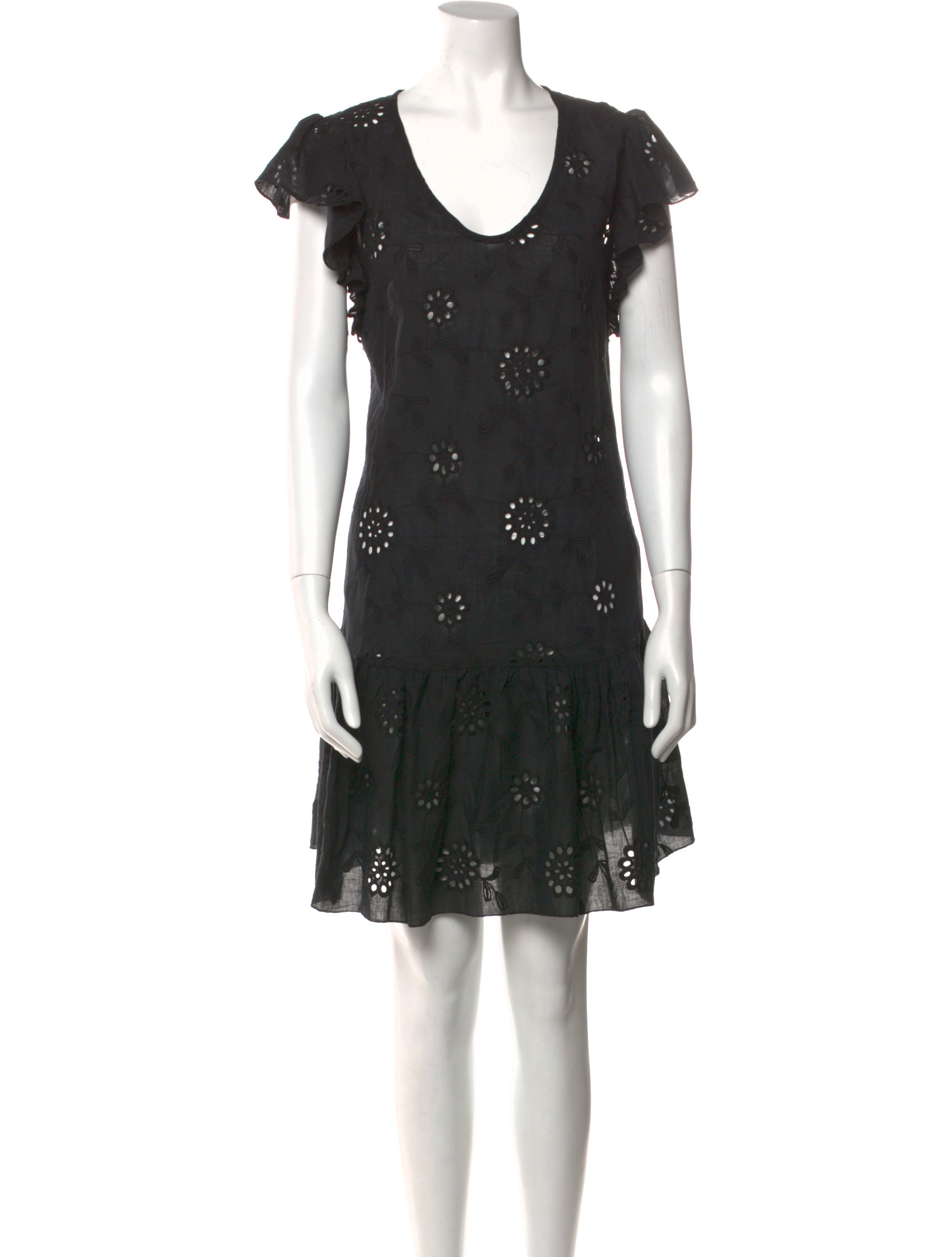 Amaryllis Scoop Neck Mini Dress