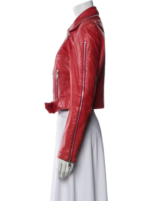 Amaryllis Leather Biker Jacket