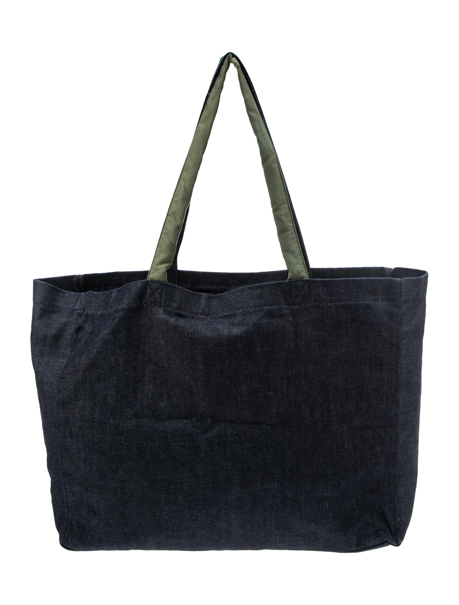 A.P.C. x Sacai Denim Logo Tote Bag - Blue Totes, Handbags
