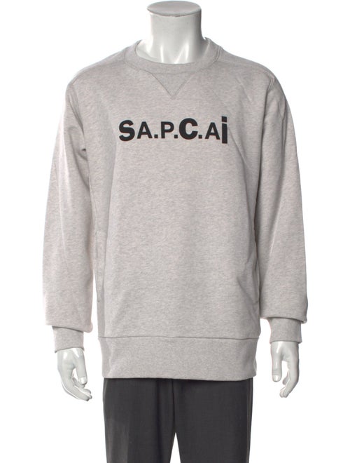 A.P.C. x Sacai Graphic Print Crew Neck Sweatshirt
