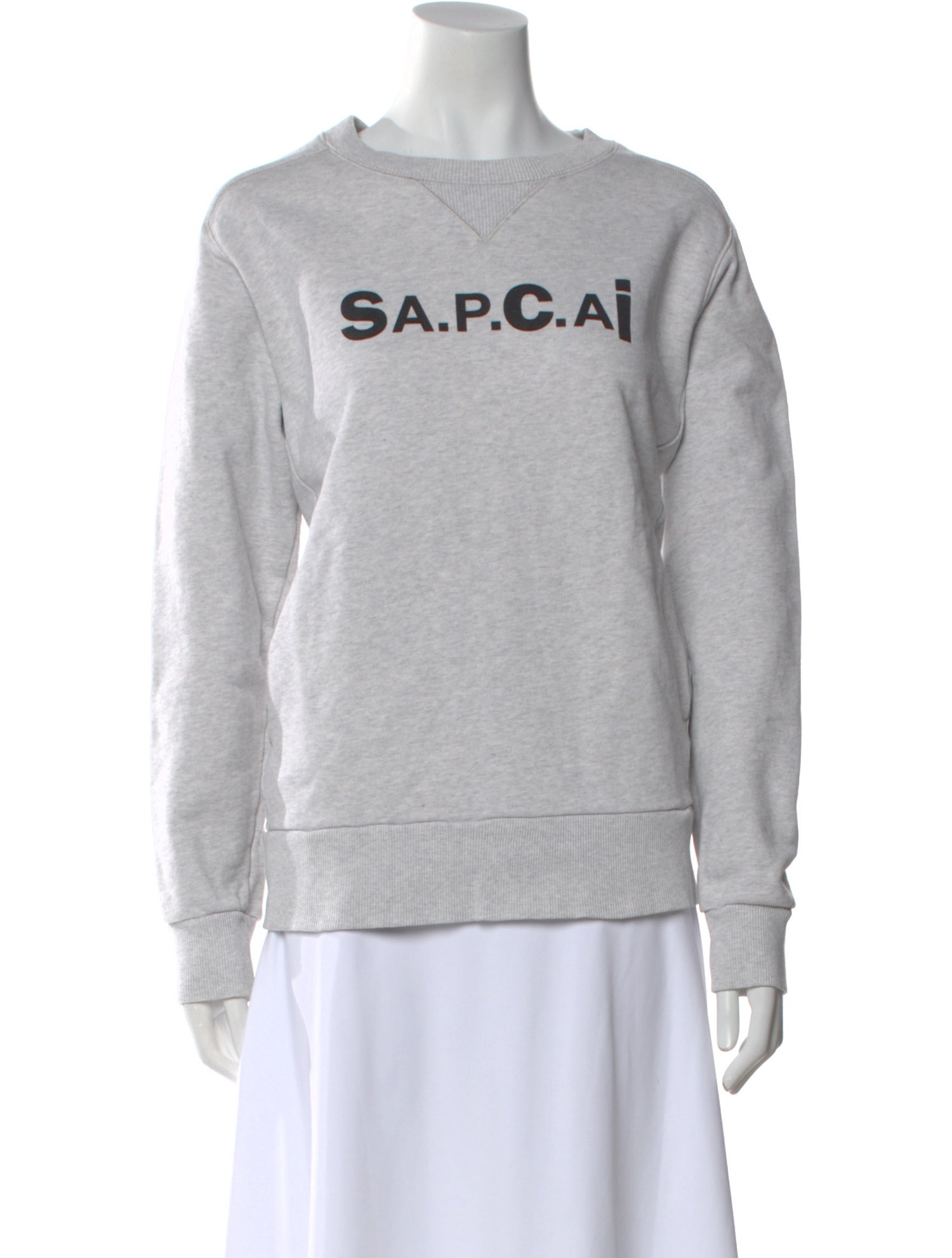 A.P.C. x Sacai Graphic Print Crew Neck Sweatshirt
