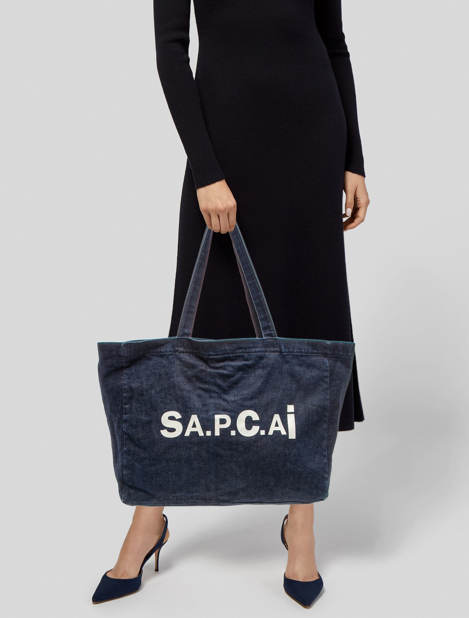 A.P.C. x Sacai Denim Tote