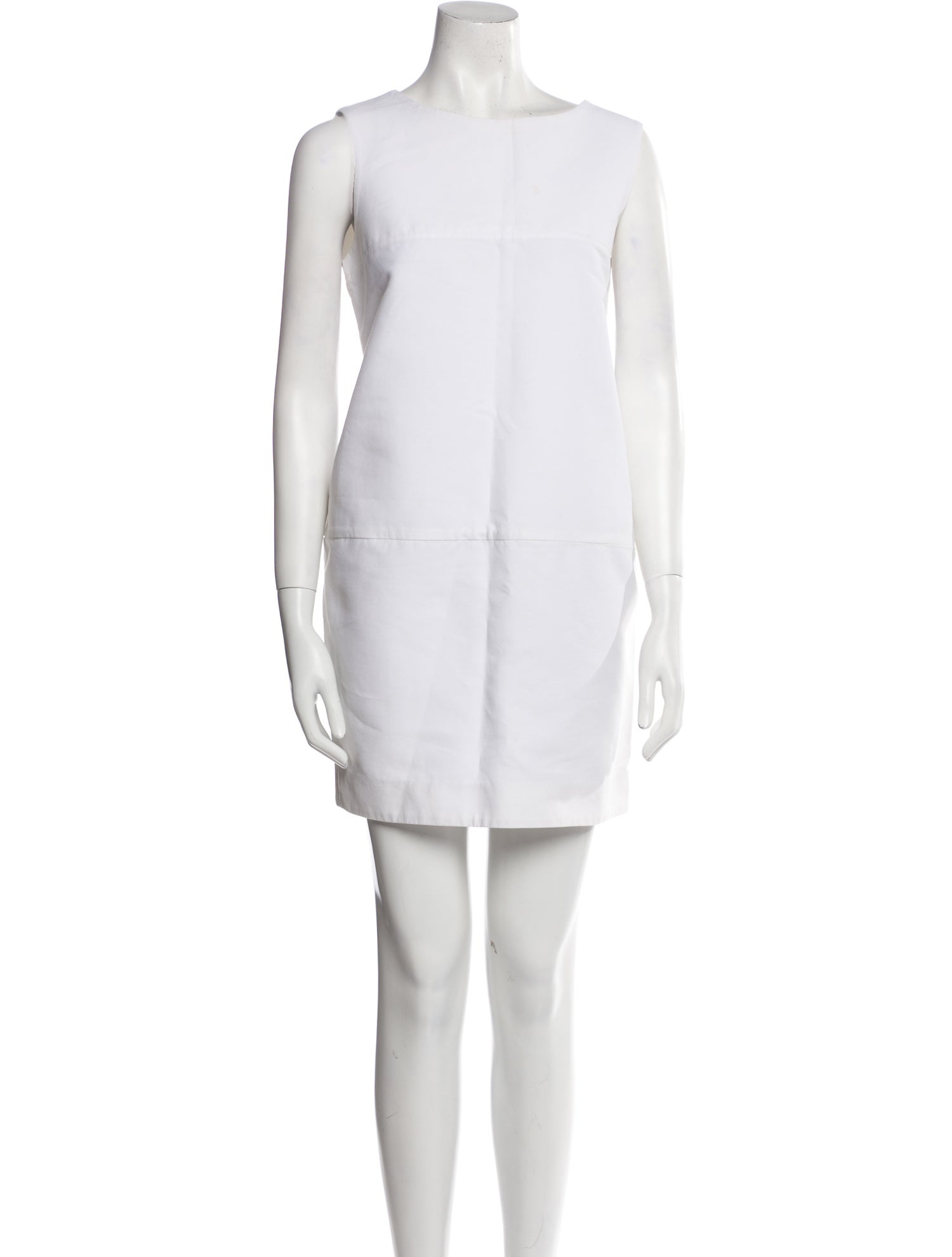 Aspesi Bateau Neckline Mini Dress