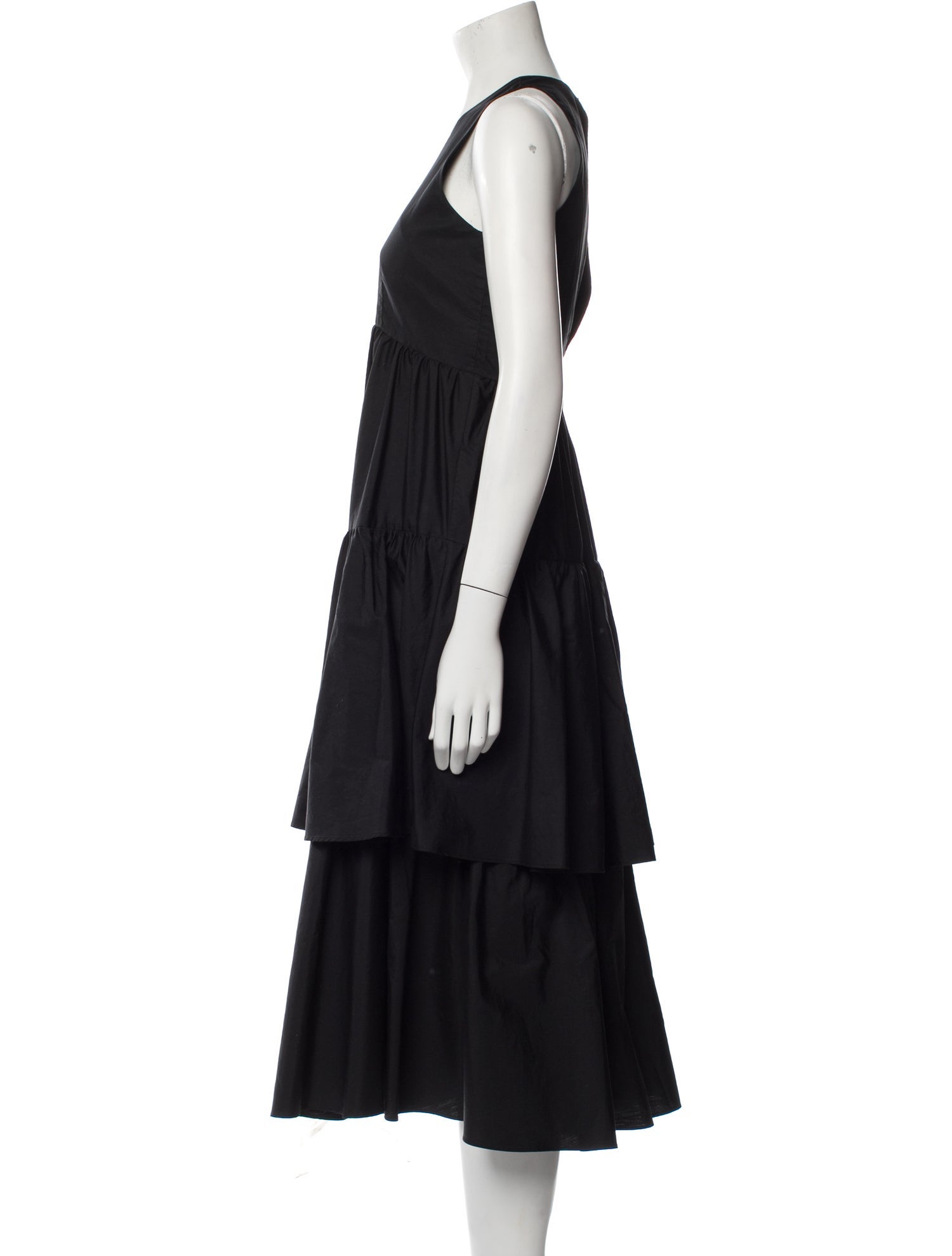 Aspesi Scoop Neck Long Dress