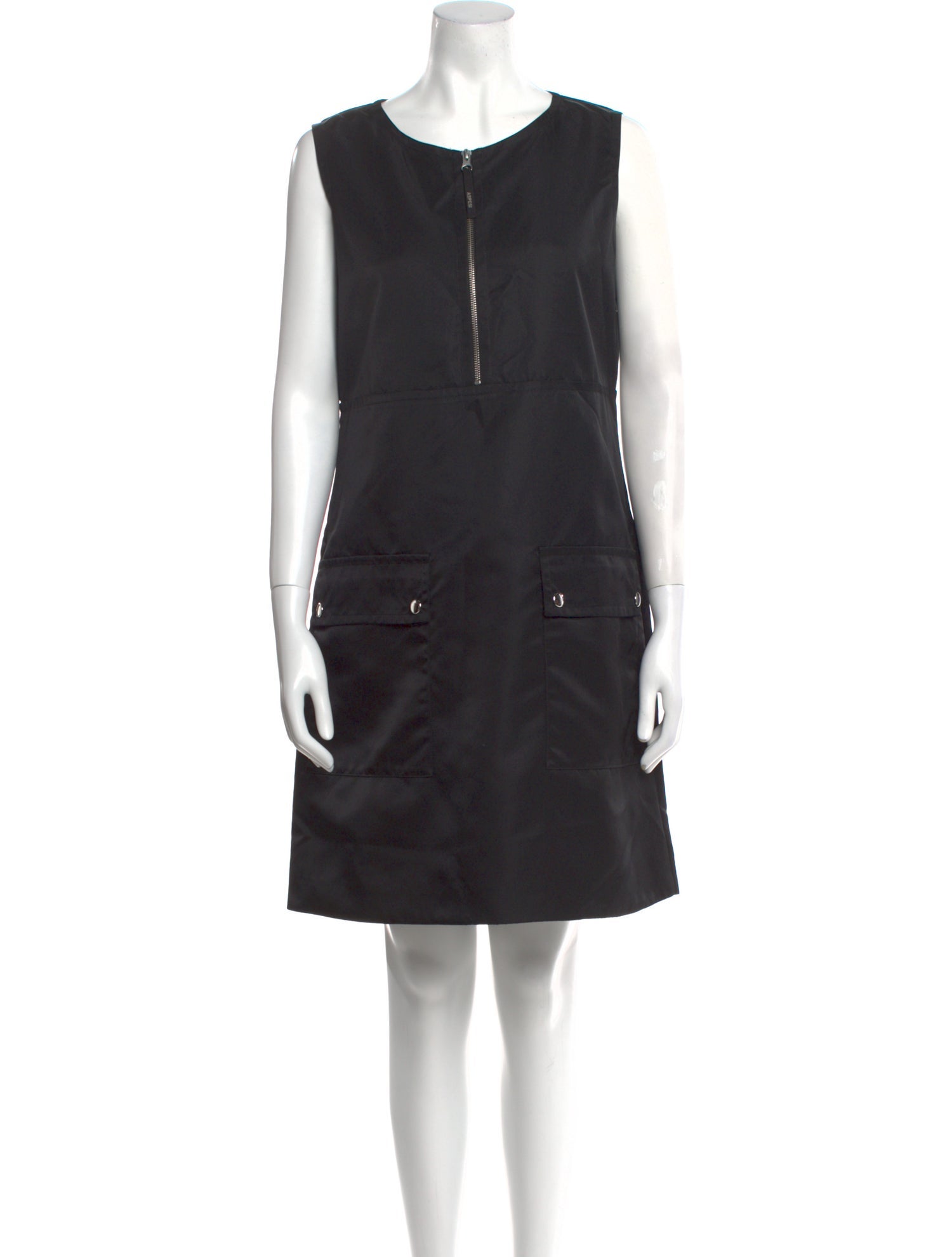 Aspesi Scoop Neck Mini Dress