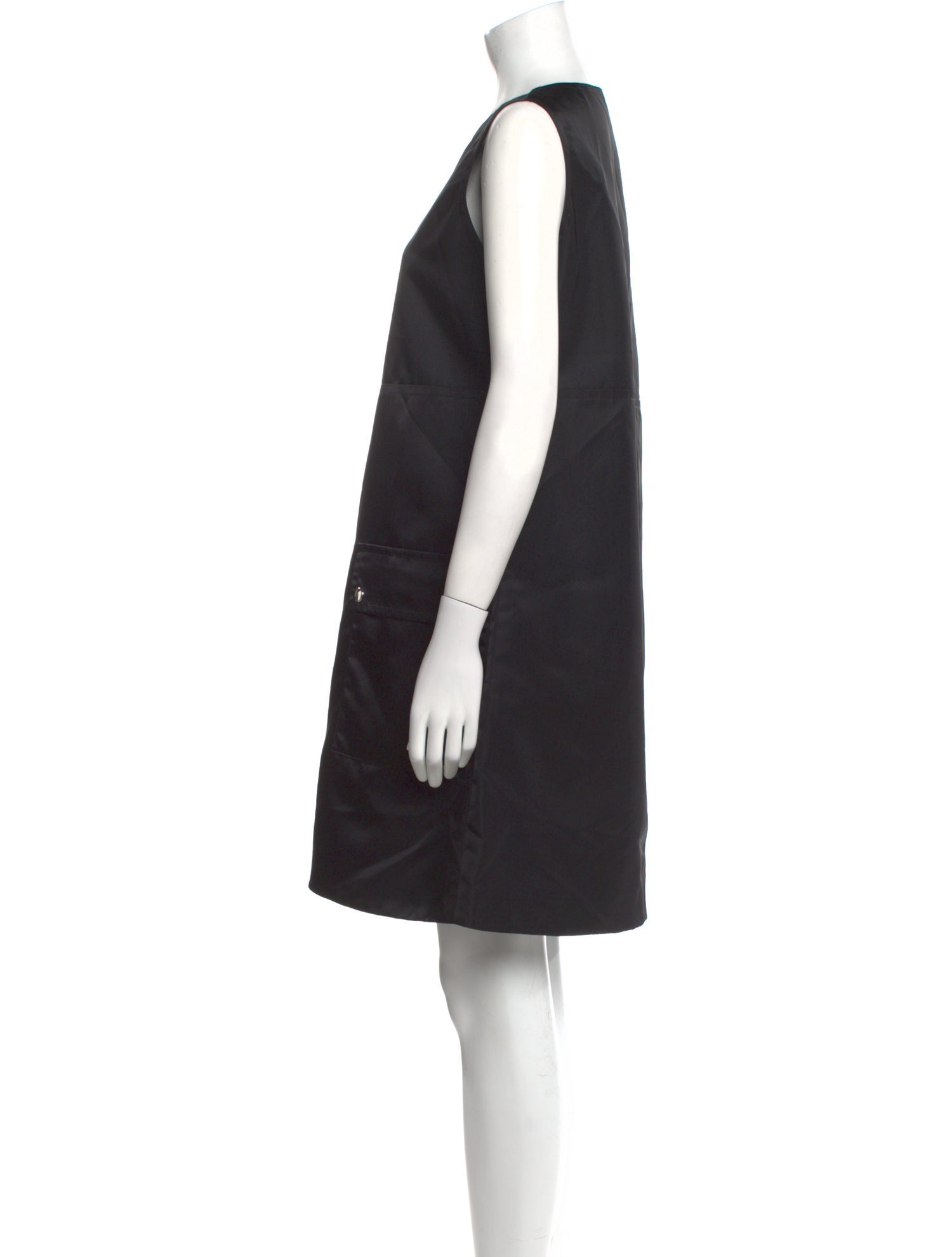 Aspesi Scoop Neck Mini Dress