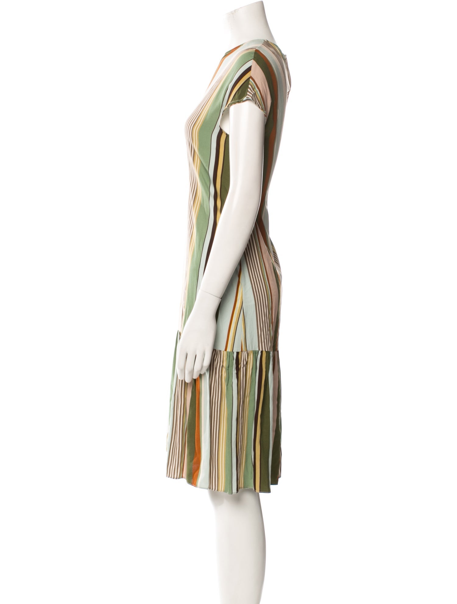 Aspesi Striped Knee-Length Dress