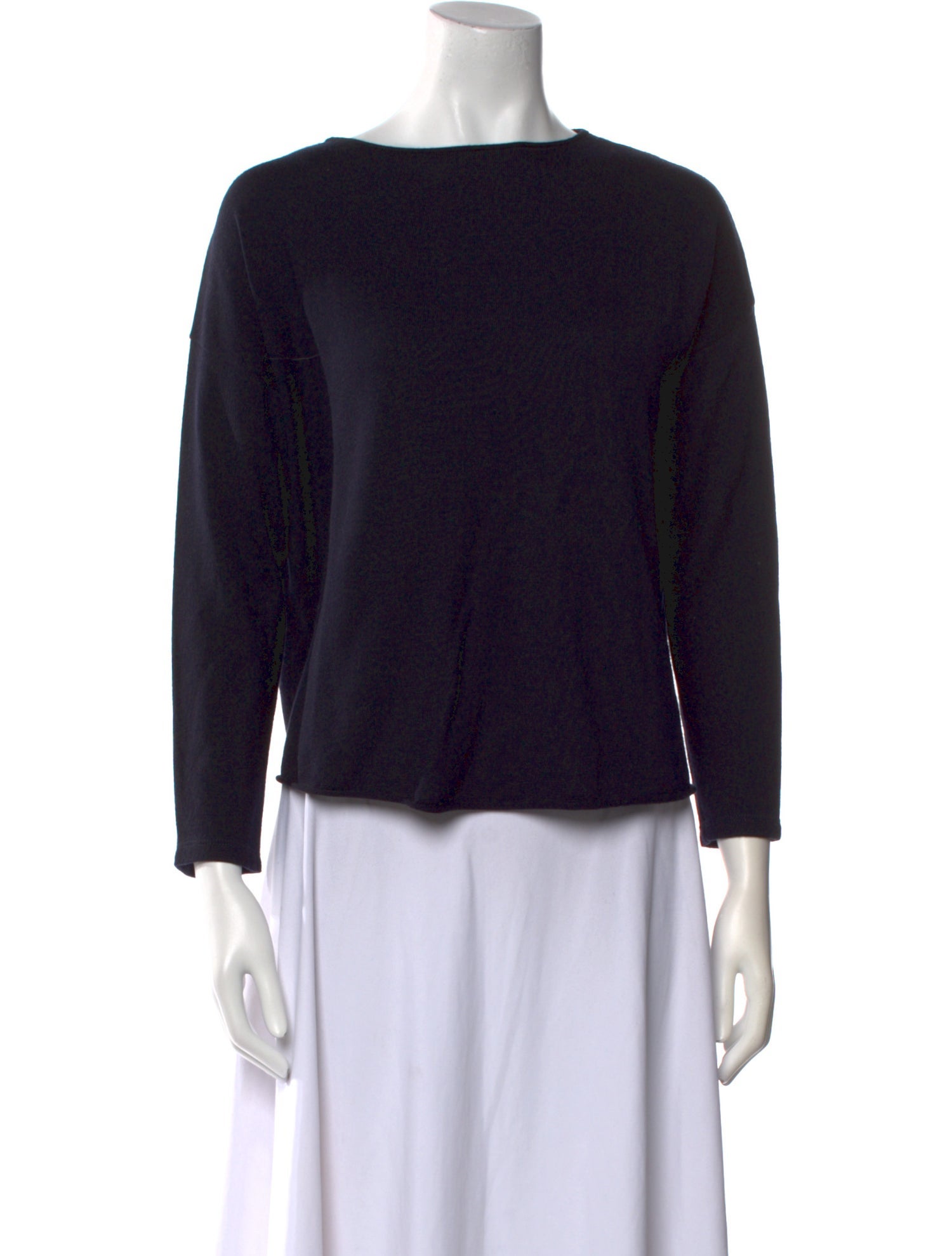 Aspesi Wool Bateau Neckline Sweater
