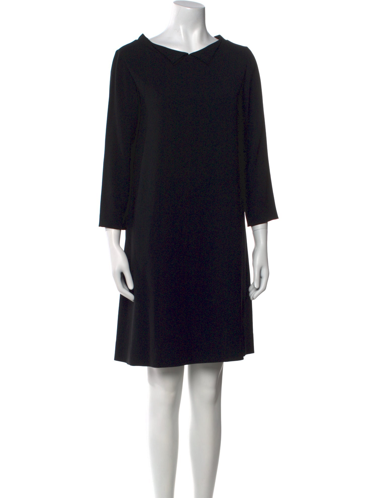 Aspesi Bateau Neckline Mini Dress