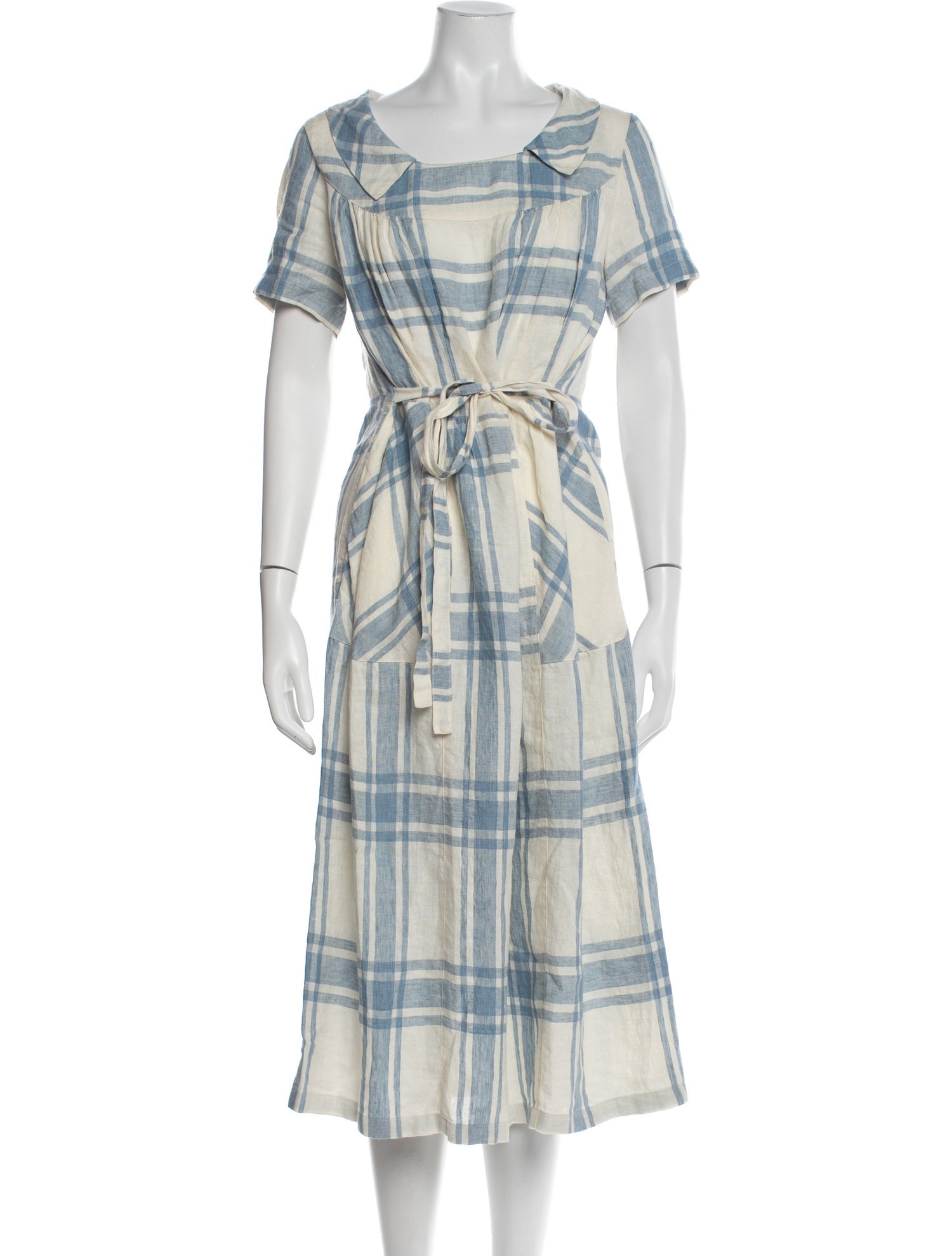 Aspesi Linen Midi Length Dress